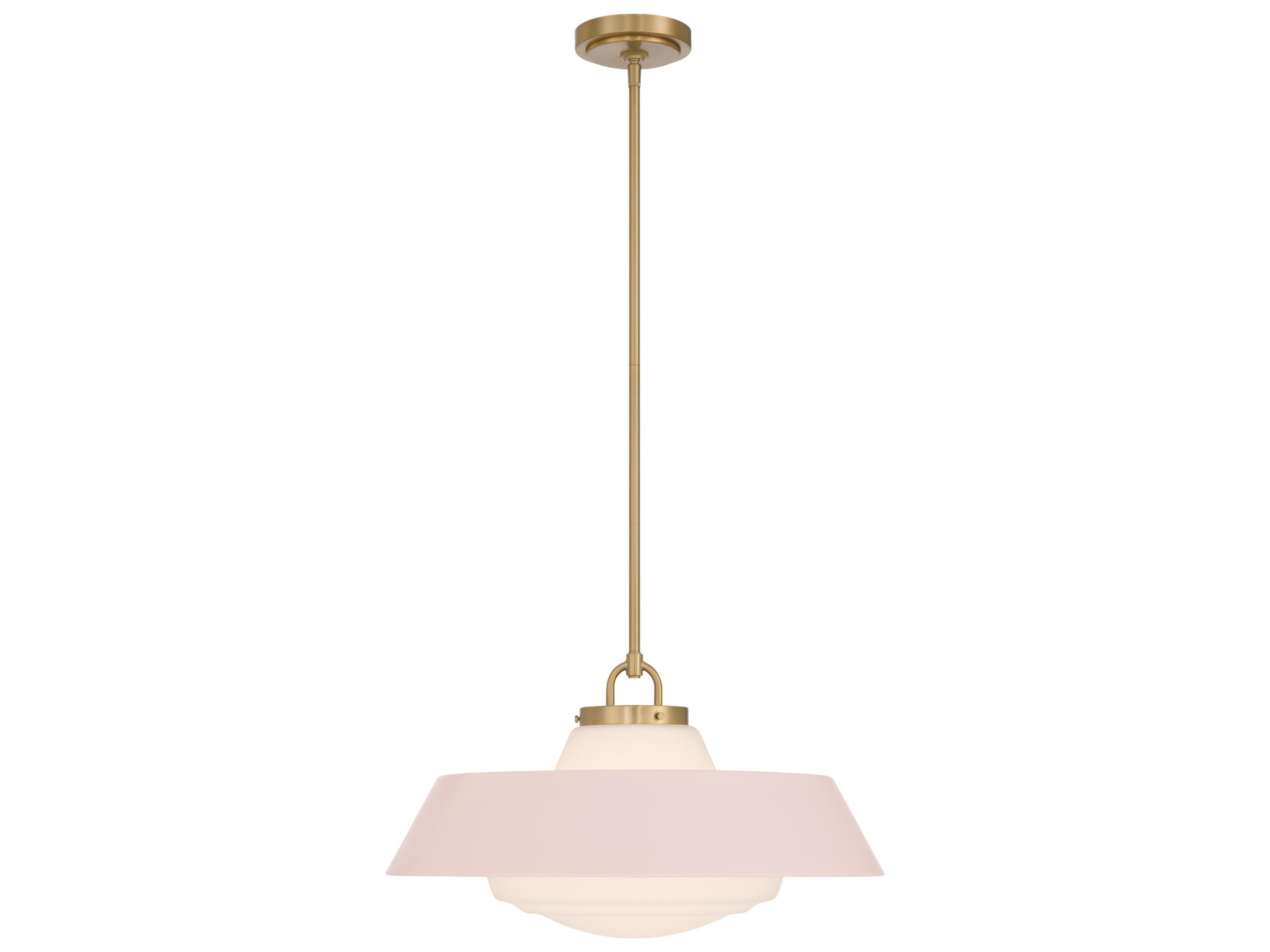 Crystorama Xander 3-Light Pink Pendant