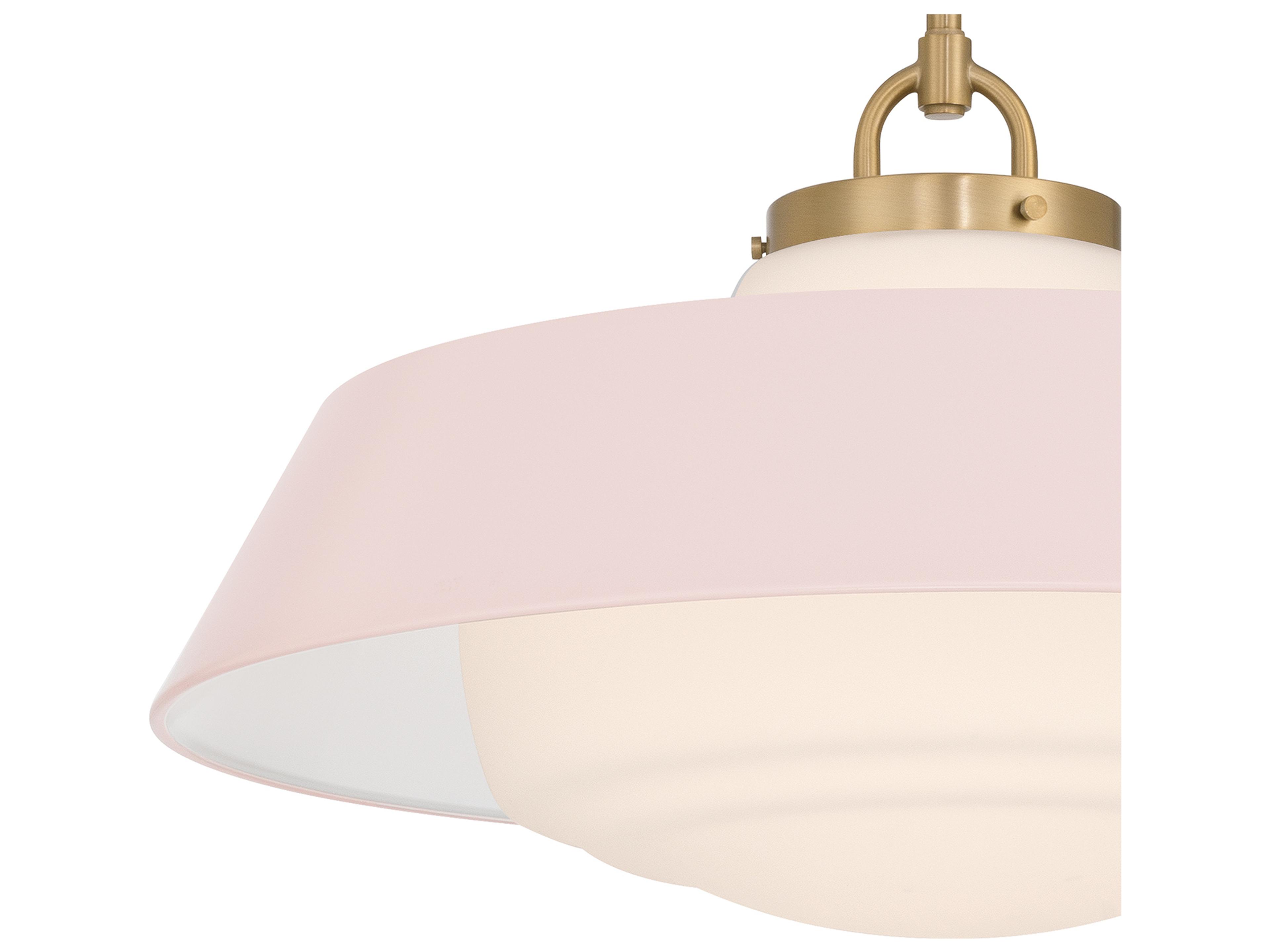Crystorama Xander 3-Light Pink Pendant