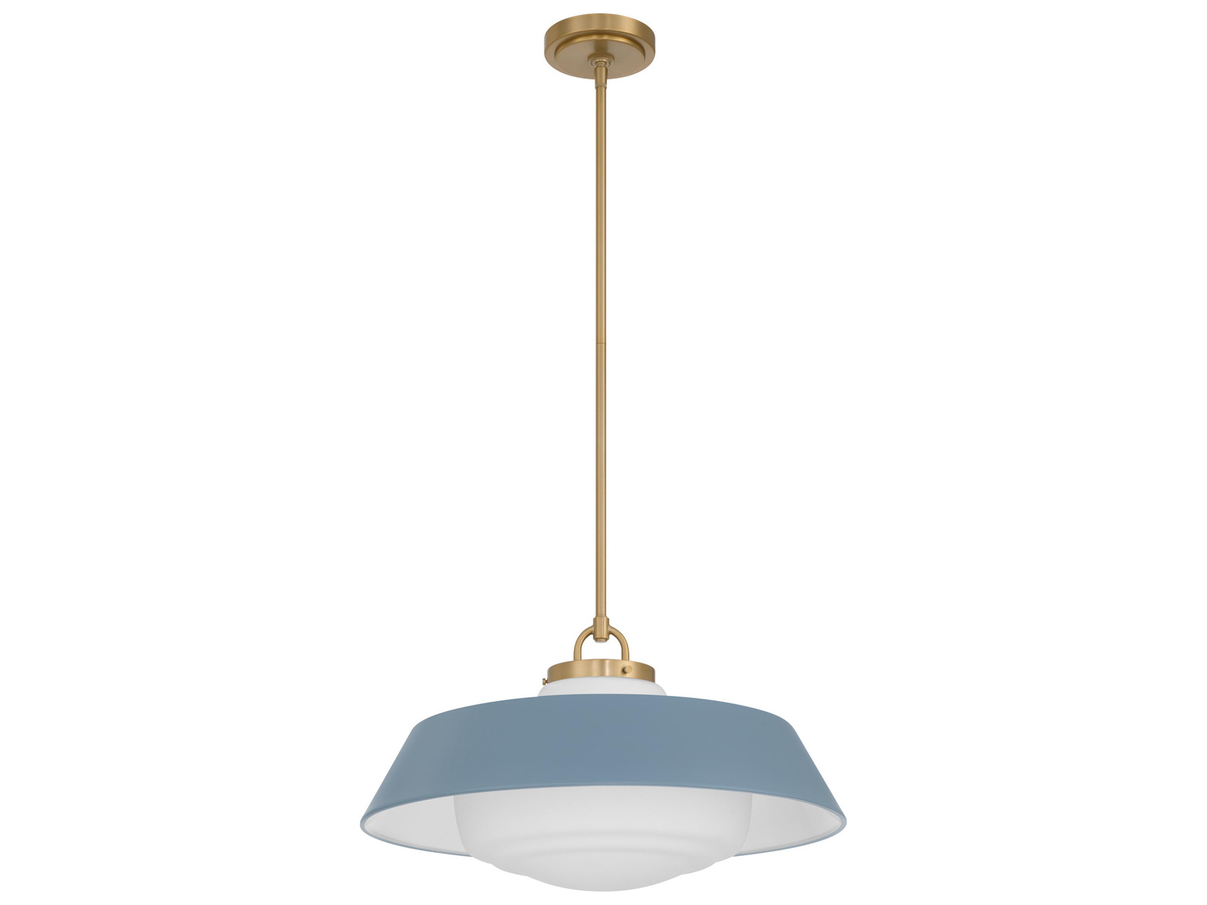 Crystorama Xander 3-Light Blue Pendant