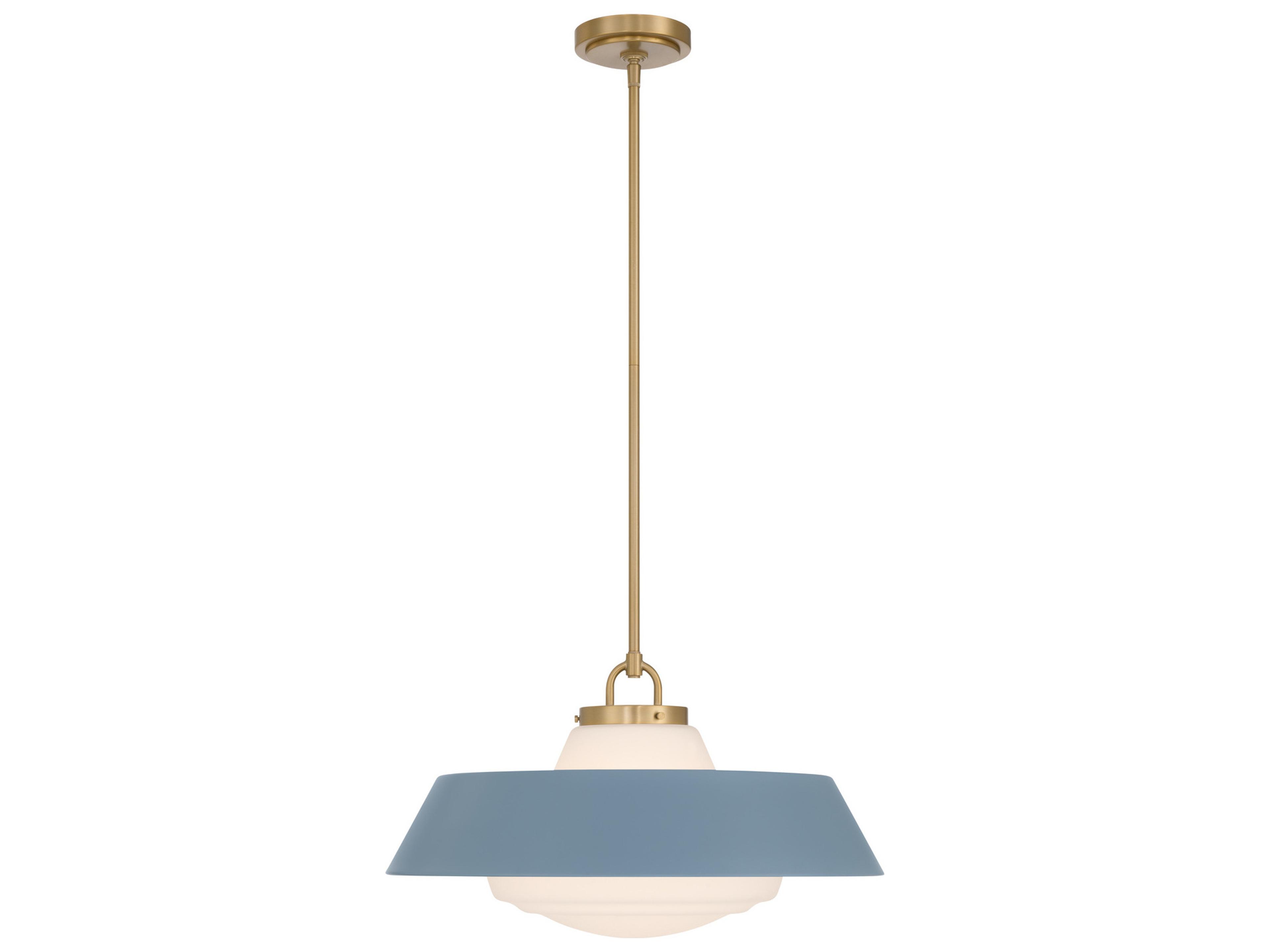 Crystorama Xander 3-Light Blue Pendant