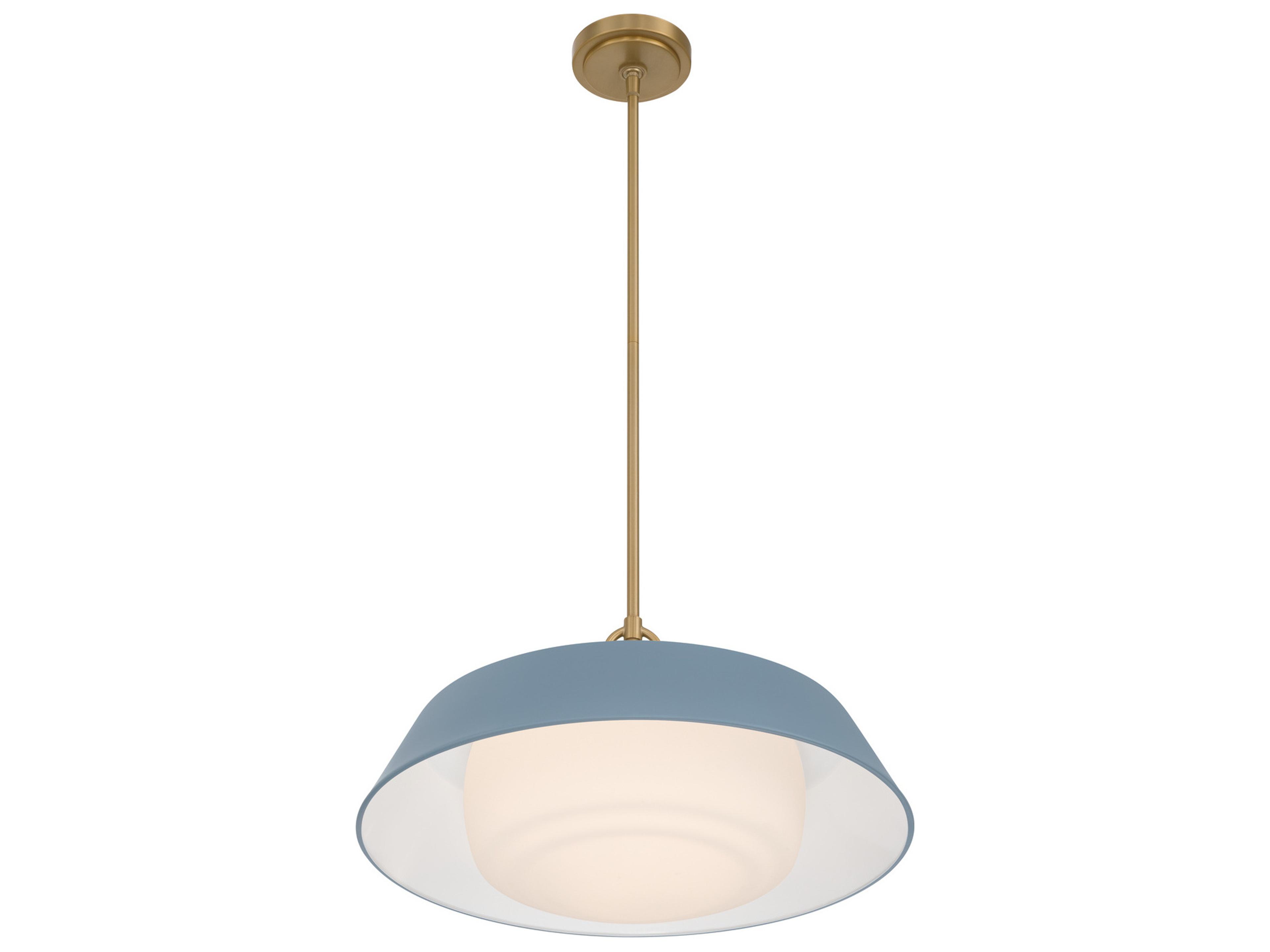 Crystorama Xander 3-Light Blue Pendant