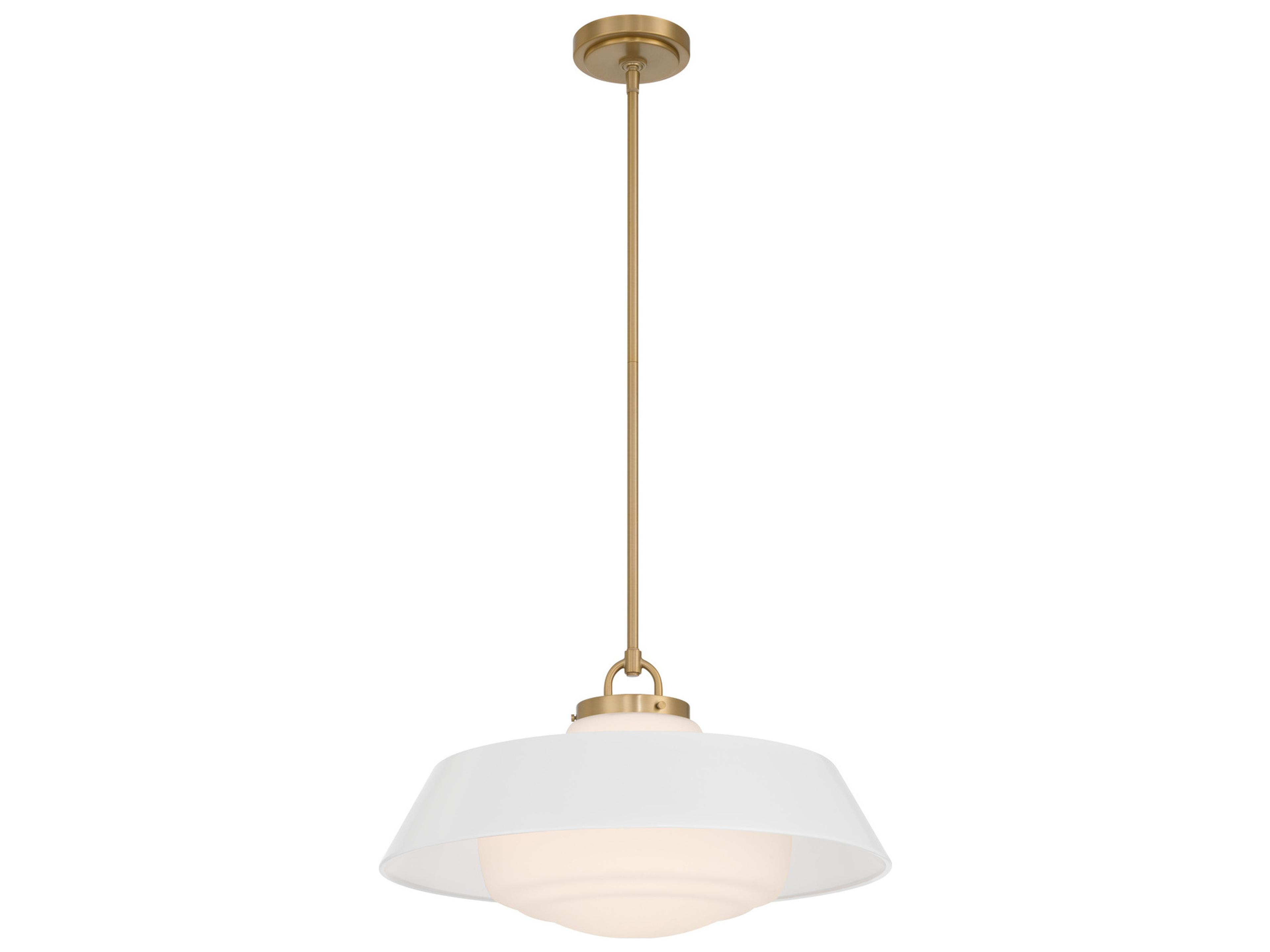 Xander 3-Light White Pendant