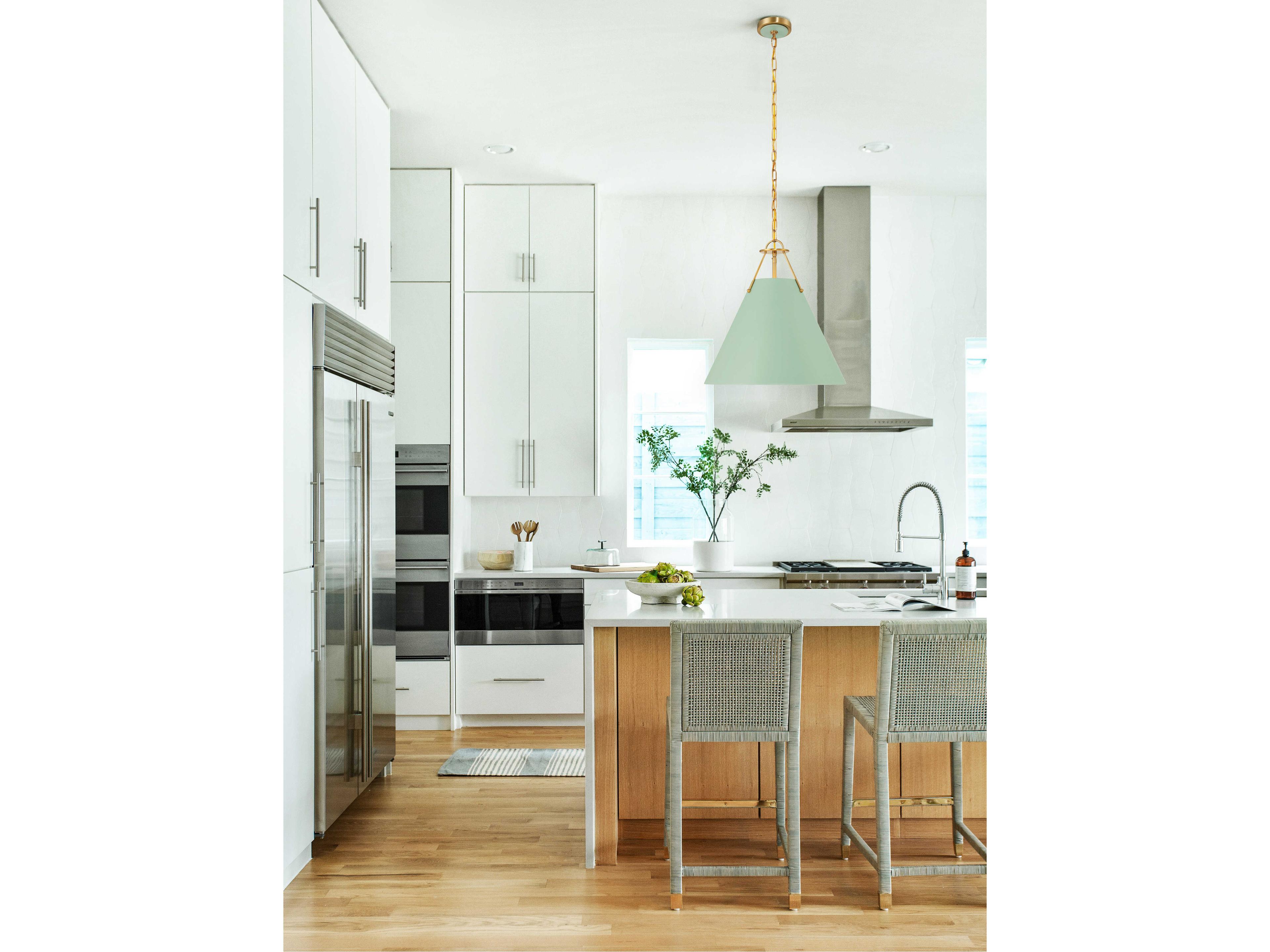 Crystorama Xavier 3-Light Vibrant Gold Green Pendant