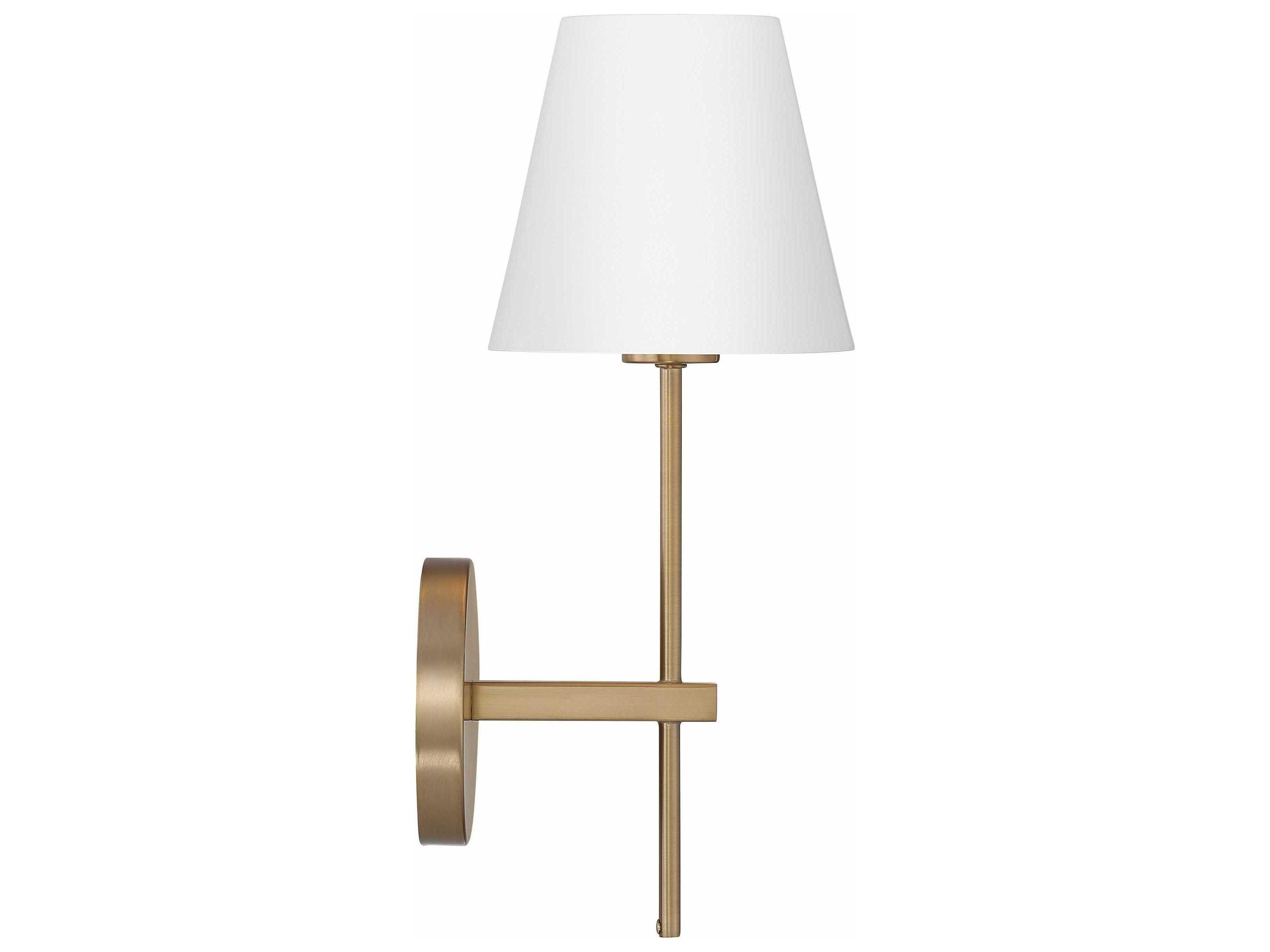 Crystorama Xavier 1-Light Vibrant Gold Wall Sconce