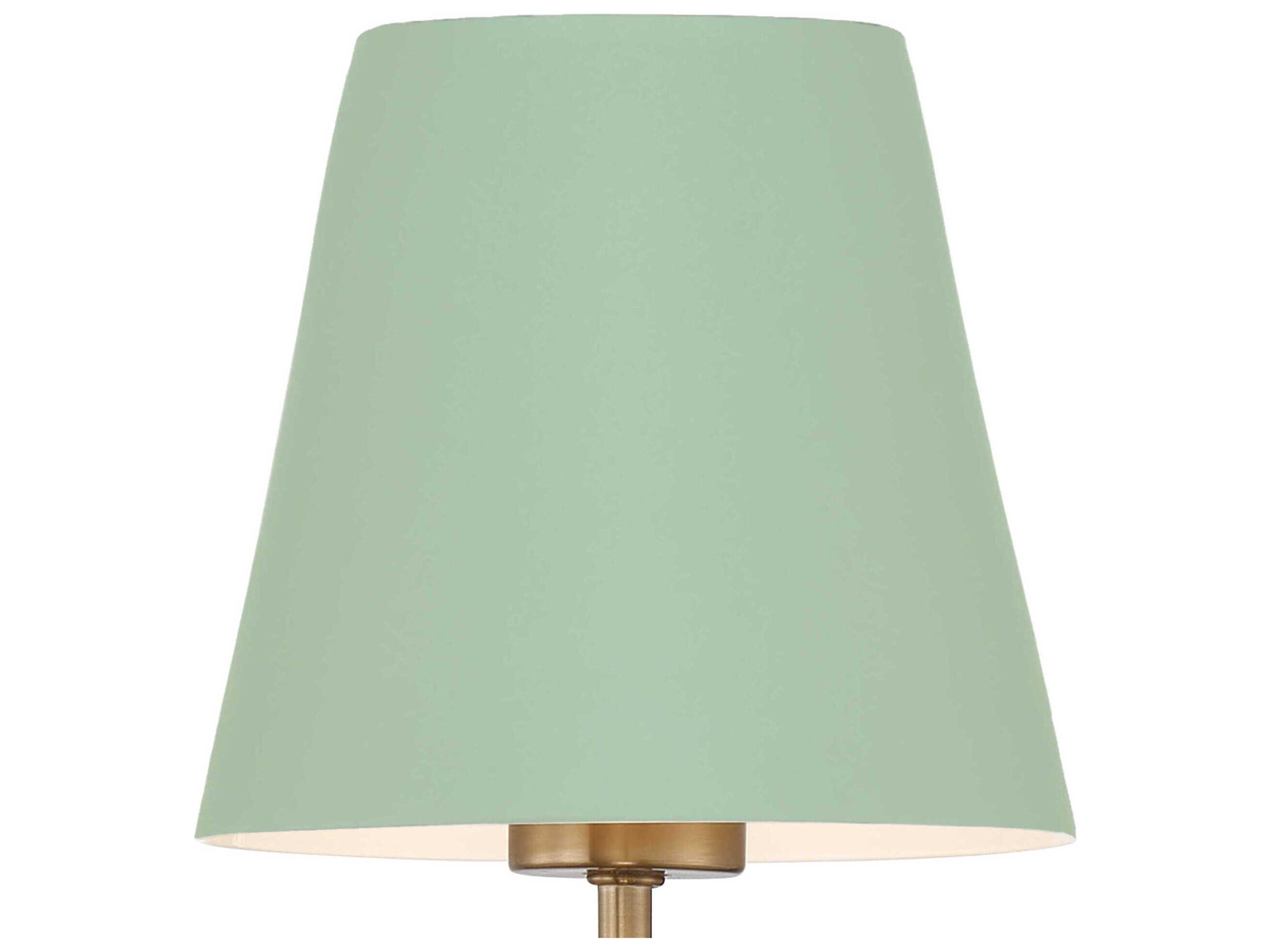 Crystorama Xavier 1-Light Vibrant Gold Green Wall Sconce