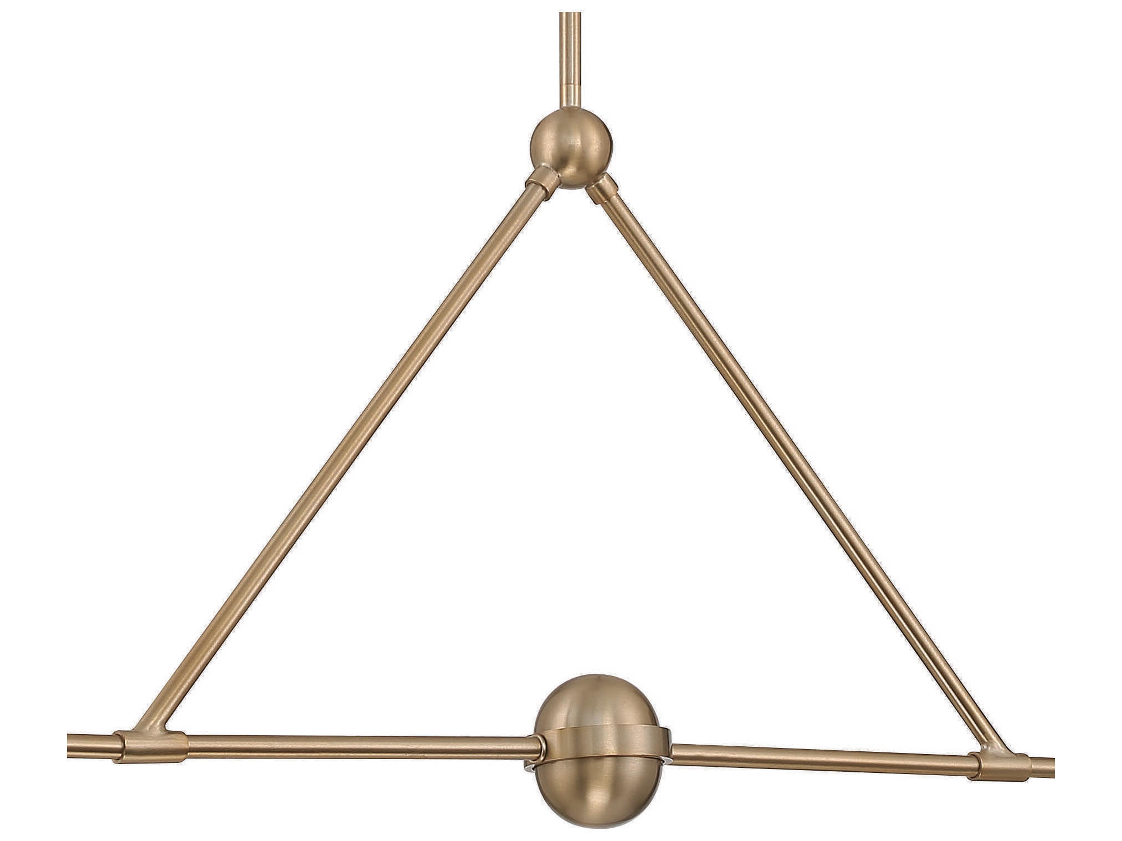 Crystorama Xavier 2-Light Vibrant Gold White Island Pendant