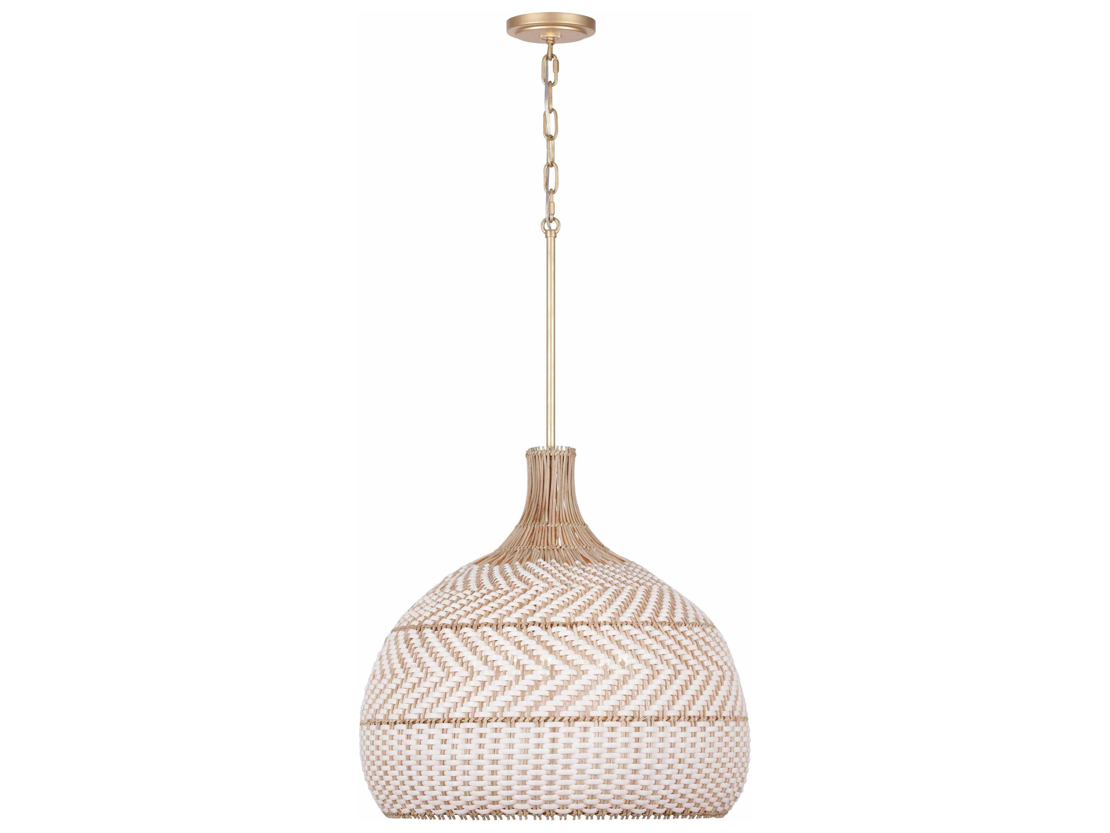 Zanzibar 5-Light Soft Gold Pendant