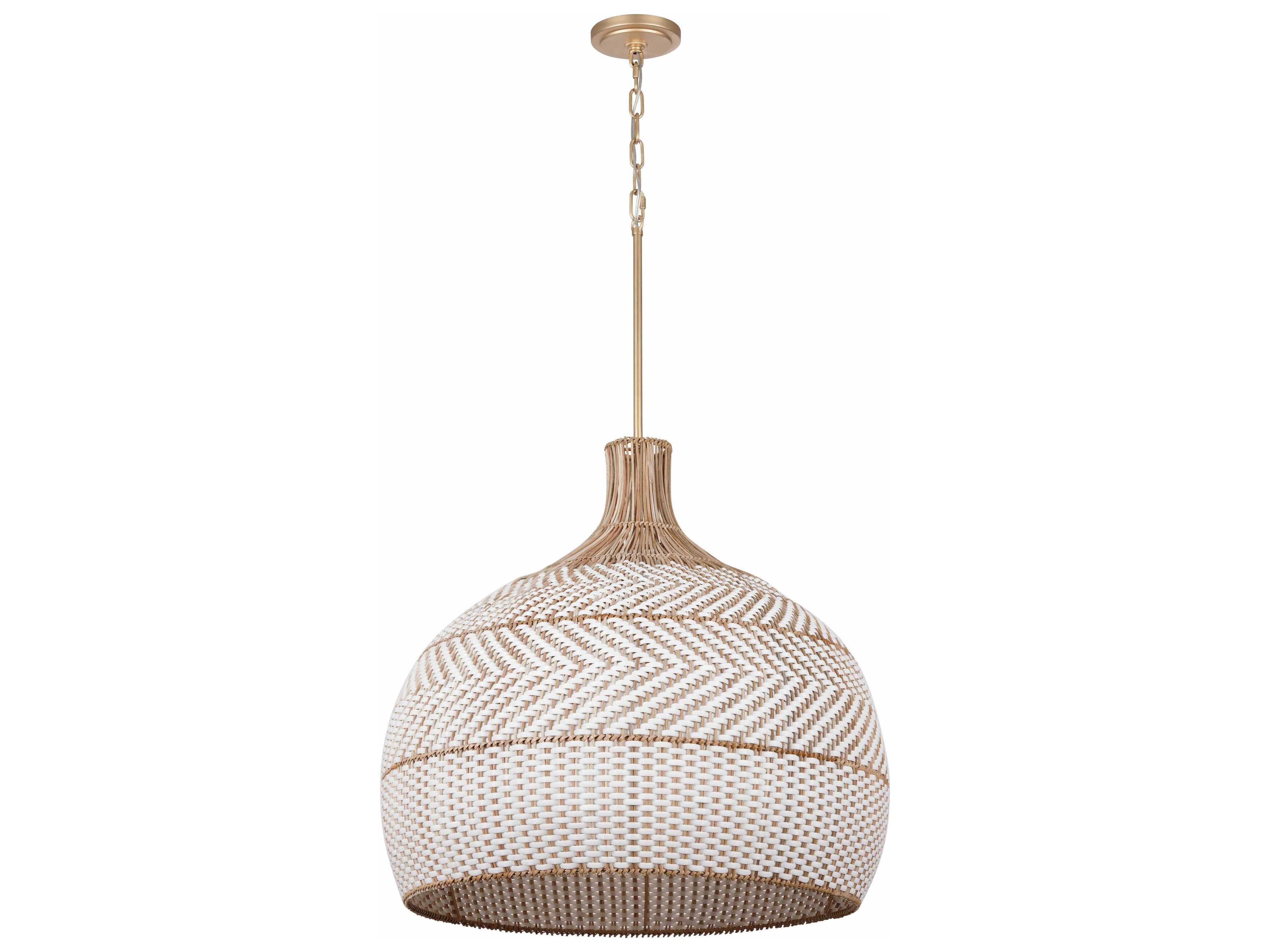 Crystorama Zanzibar 6-Light Soft Gold Pendant