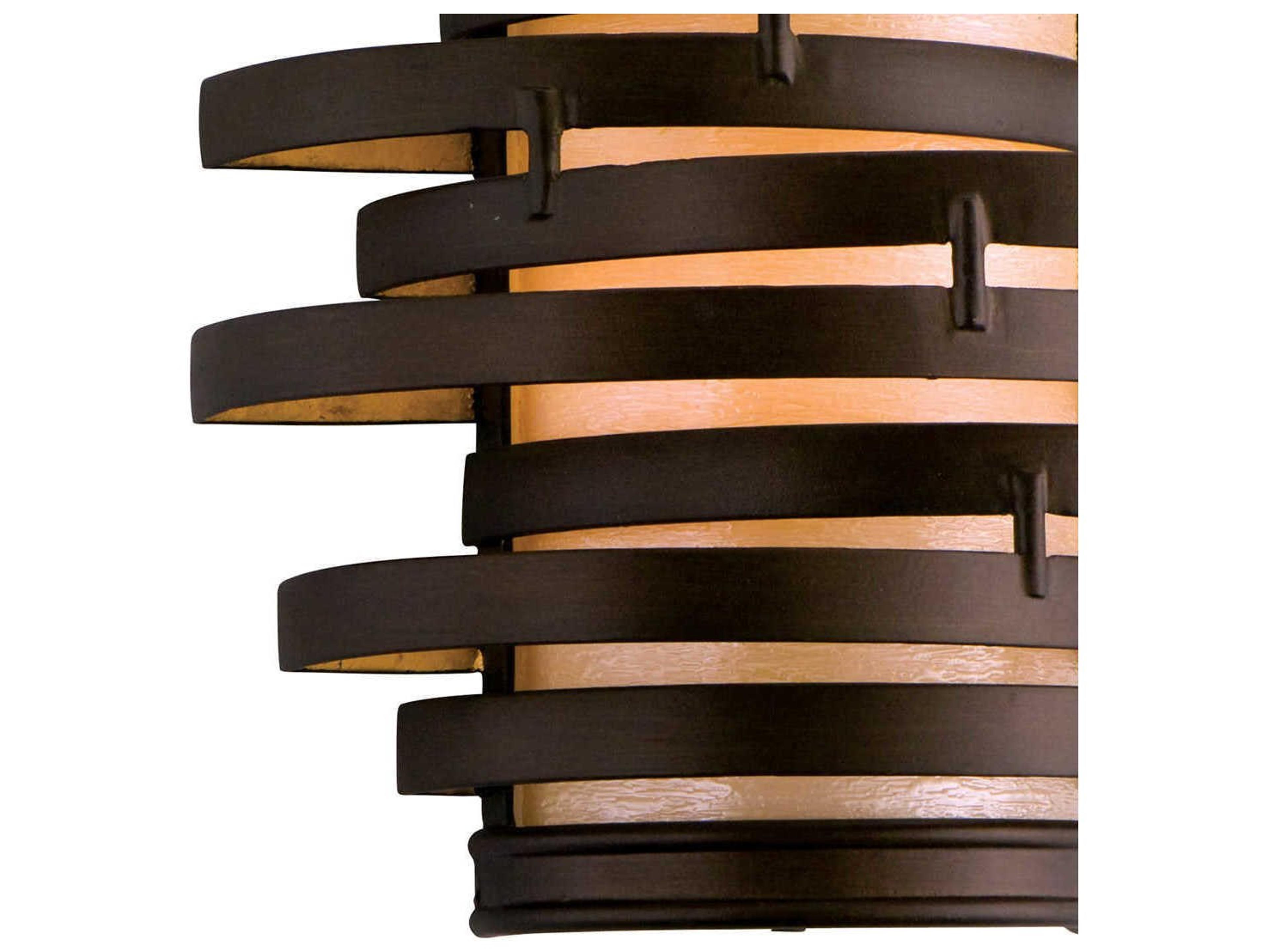 Corbett Lighting Vertigo Bronze Glass Wall Sconce
