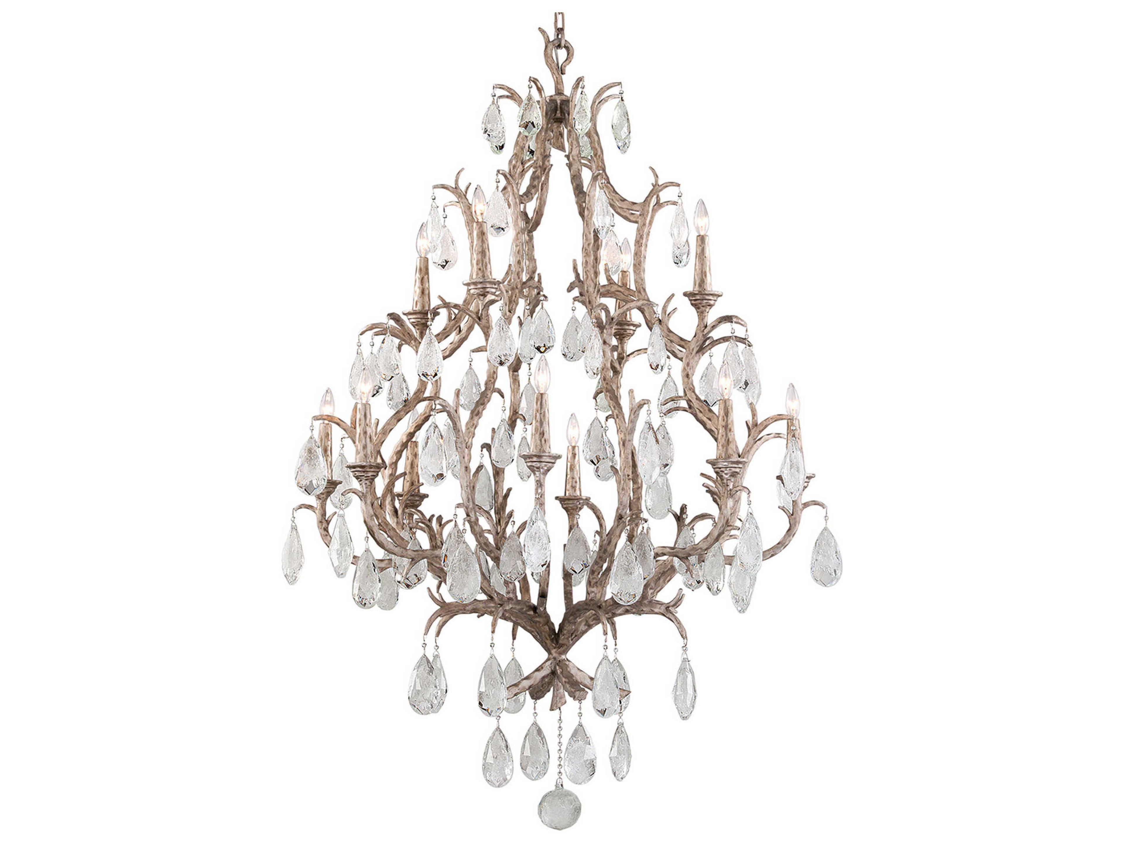 Corbett Lighting Amadeus 12-Light Vienna Bronze Glass Chandelier
