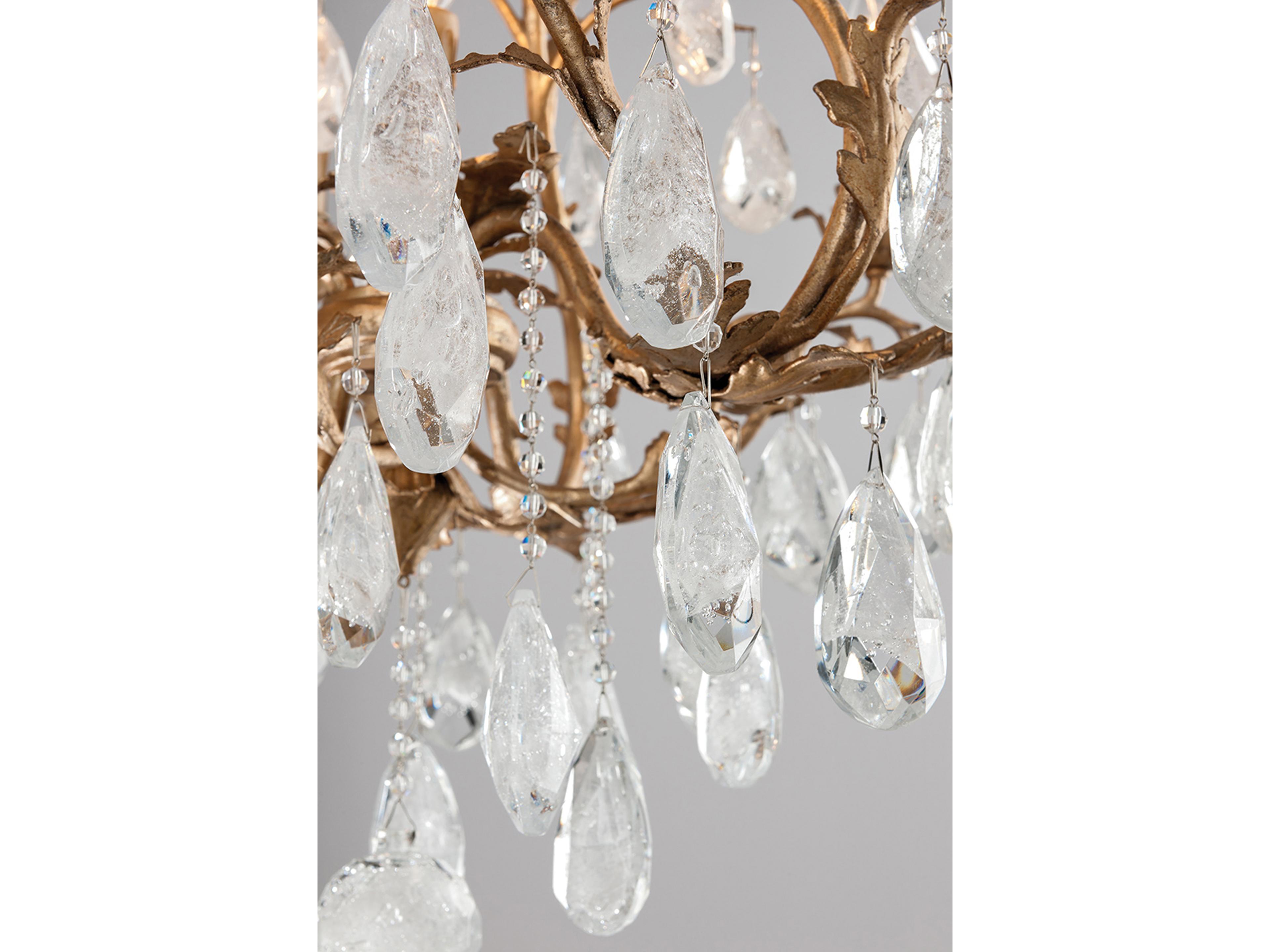 Corbett Lighting Amadeus 12-Light Vienna Bronze Glass Chandelier