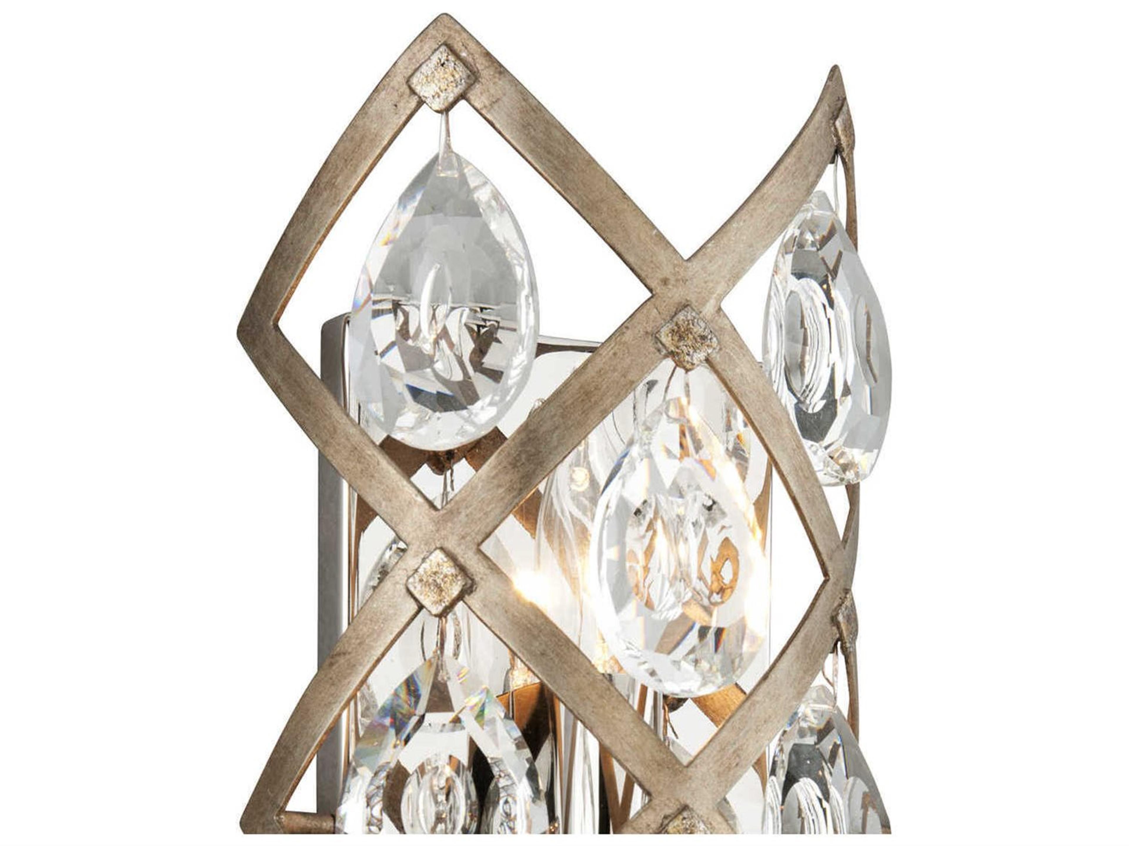 Corbett Lighting Tiara Bronze Crystal Wall Sconce
