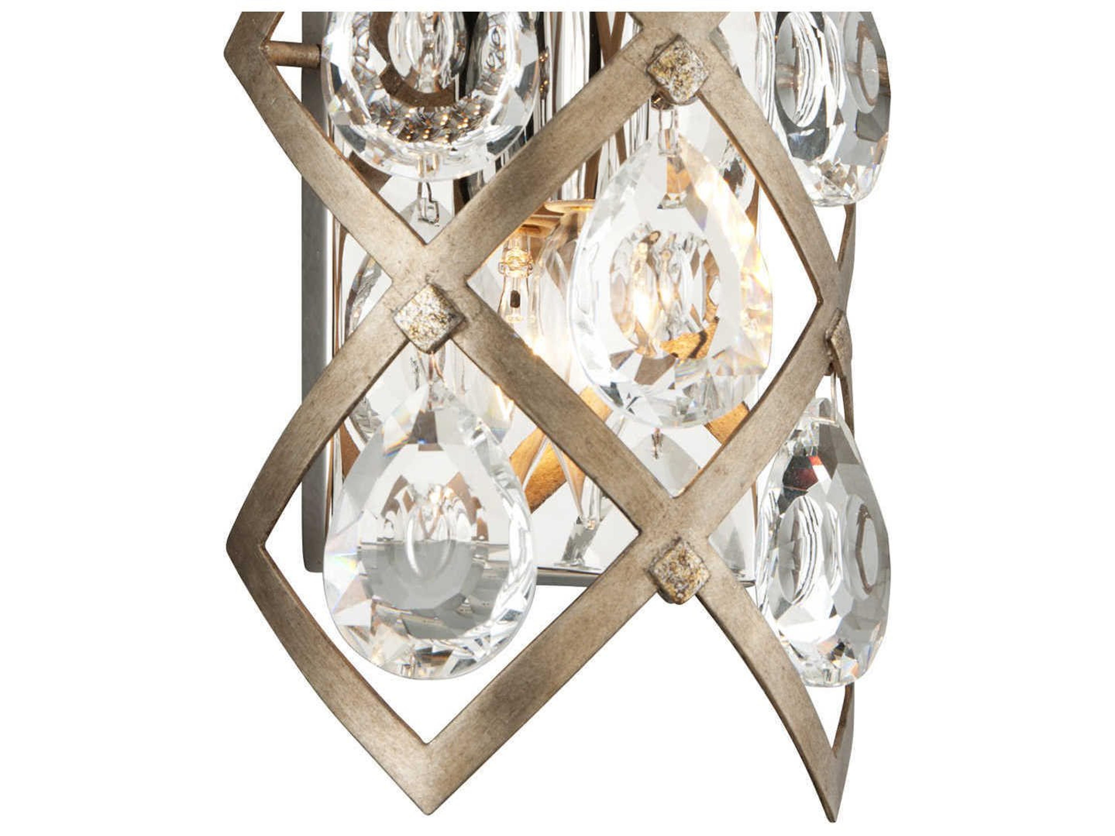 Corbett Lighting Tiara Bronze Crystal Wall Sconce