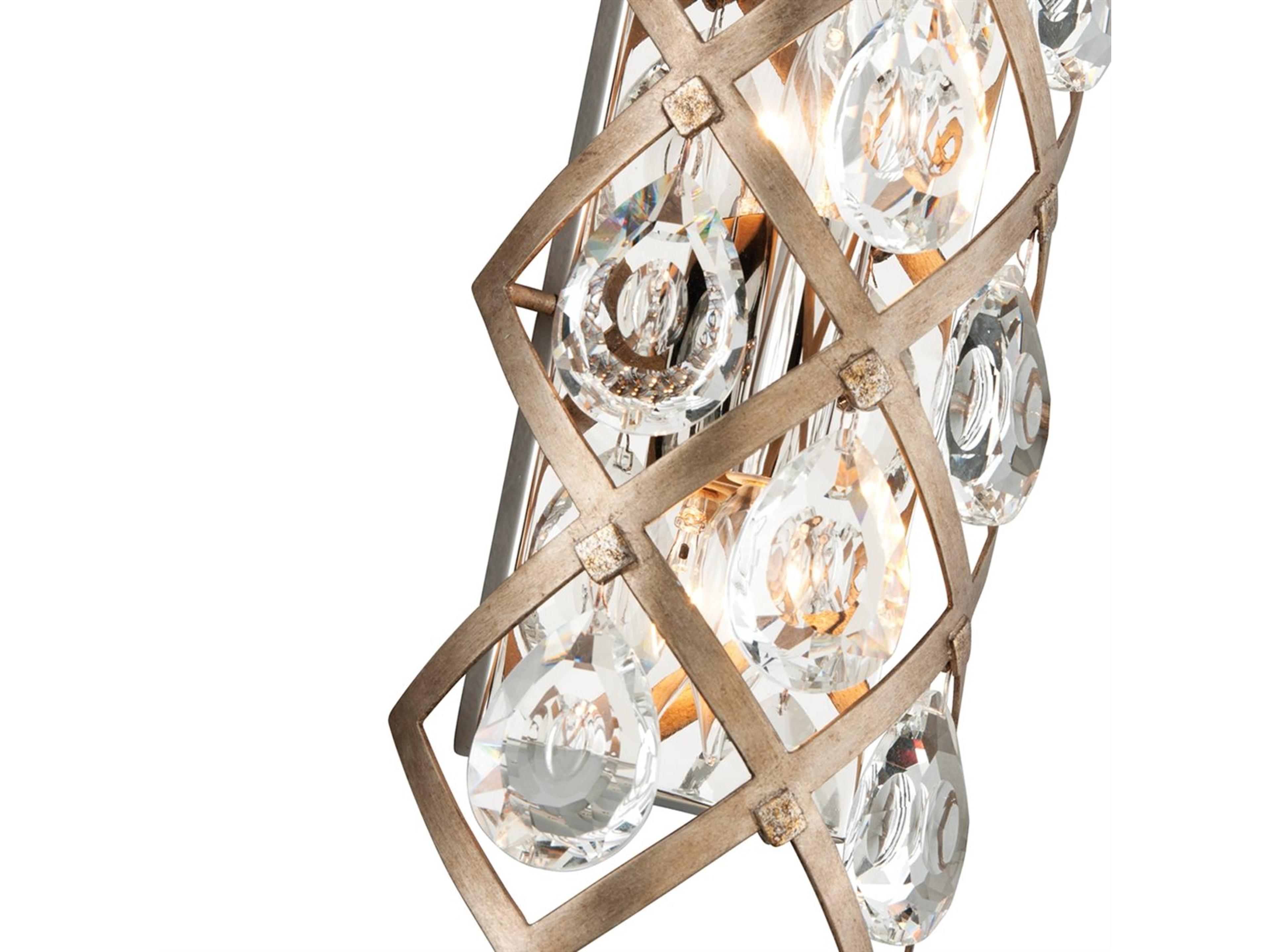 Corbett Lighting Tiara Bronze Crystal Wall Sconce