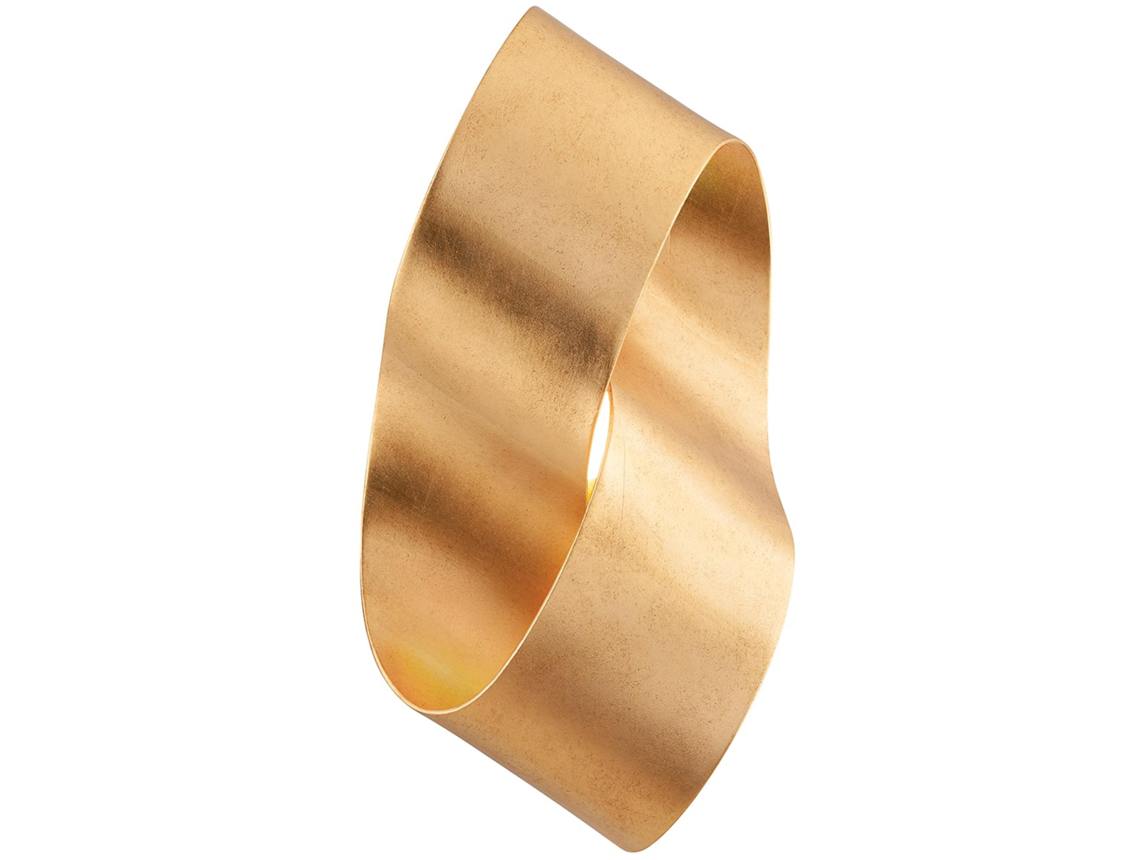 Corbett Lighting Lazlo 1-Light Vintage Gold Leaf Wall Sconce