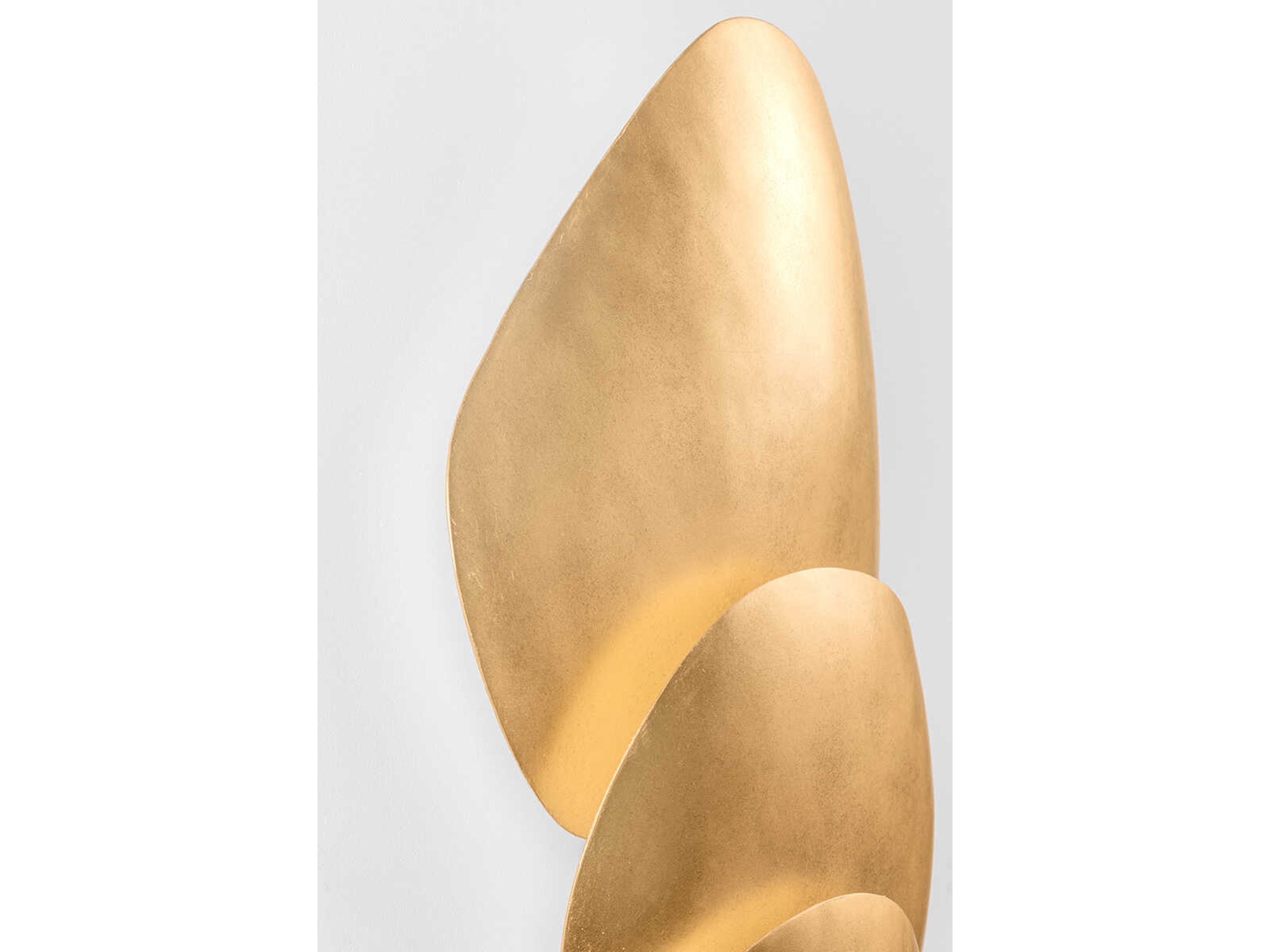 Corbett Lighting Akemi 3-Light Vintage Gold Leaf Wall Sconce