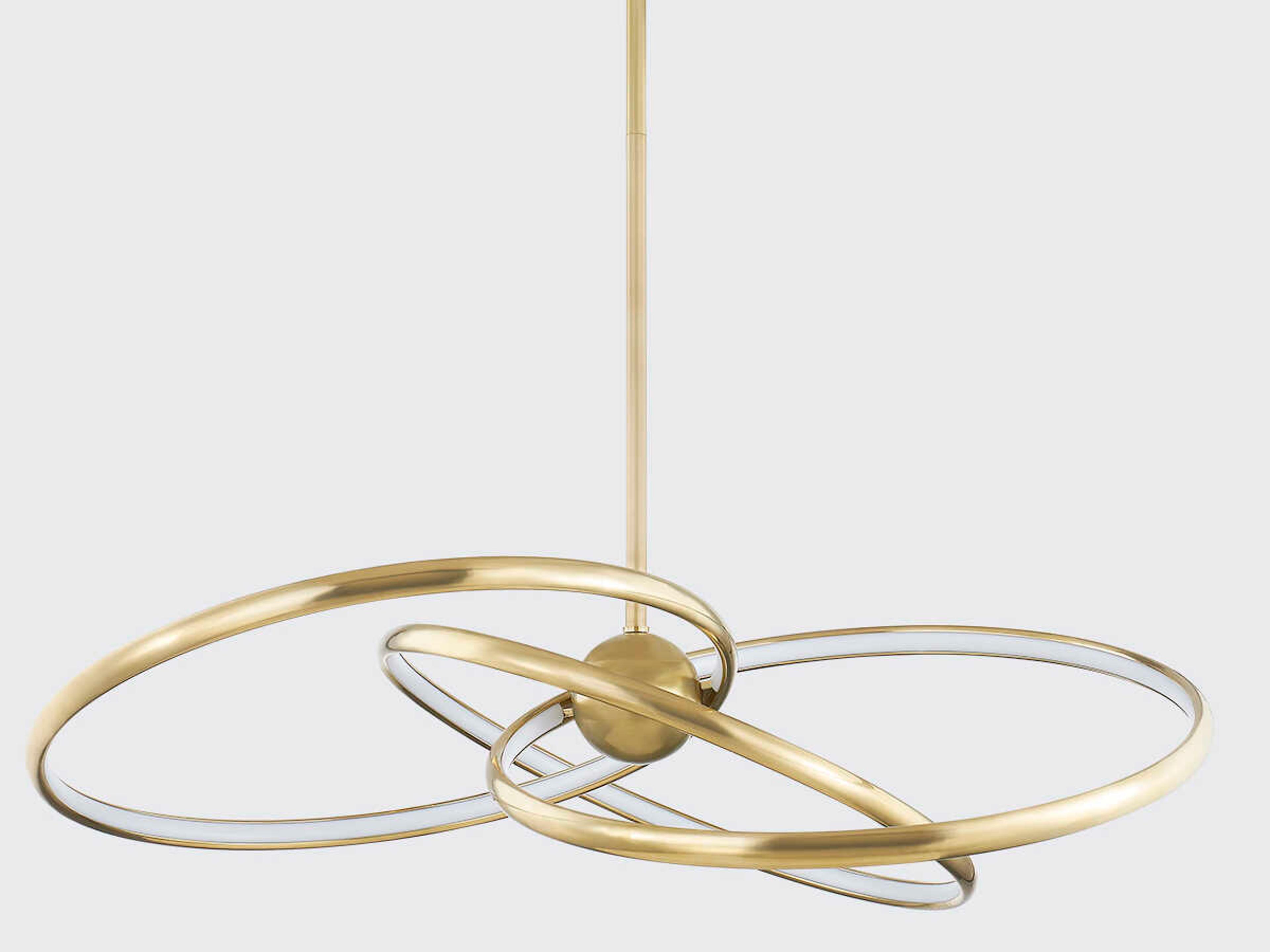Corbett Lighting Alula 3-Light Vintage Brass LED Chandelier