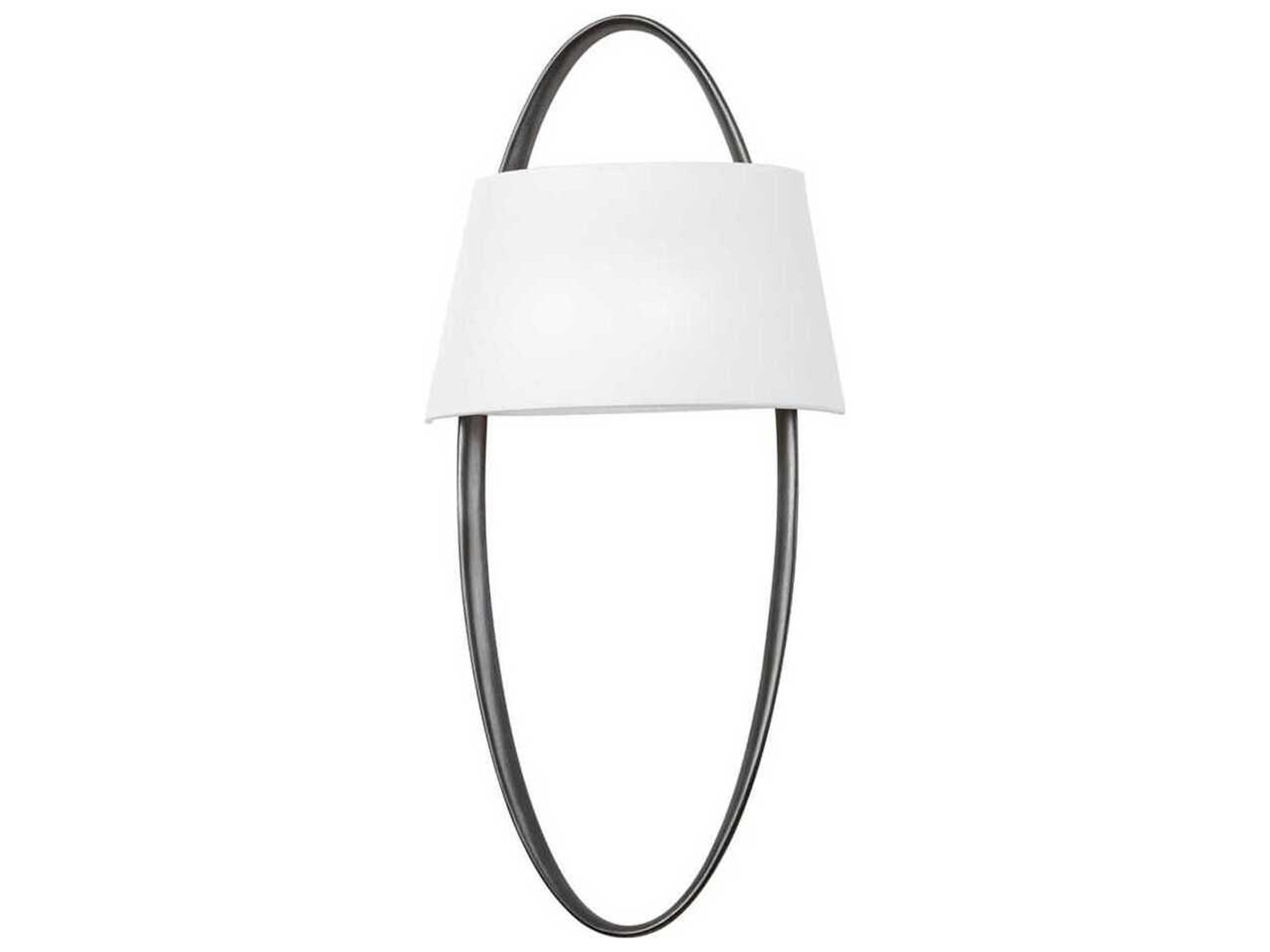 Dubai 2-Light Black Silver Leaf LED Wall Sconce