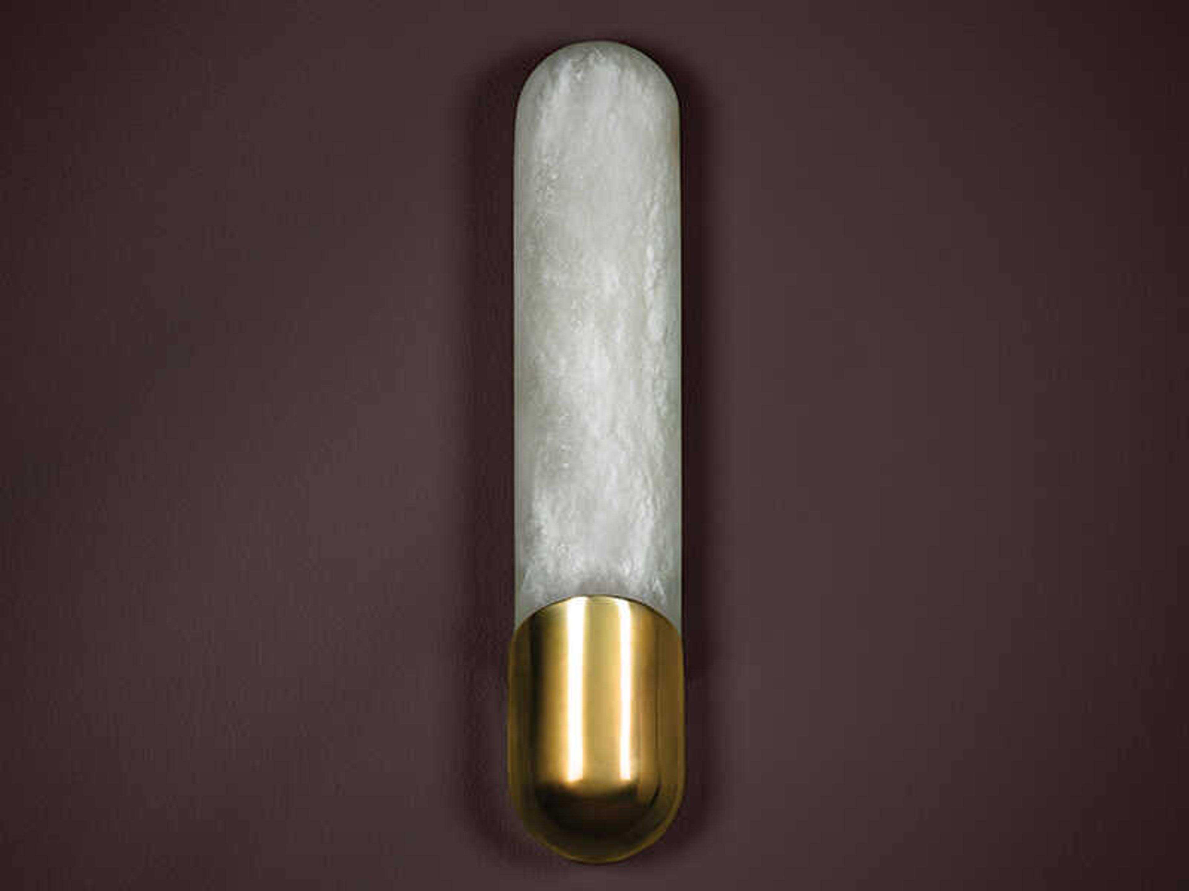 Corbett Lighting Rome 1-Light Vintage Brass LED Wall Sconce