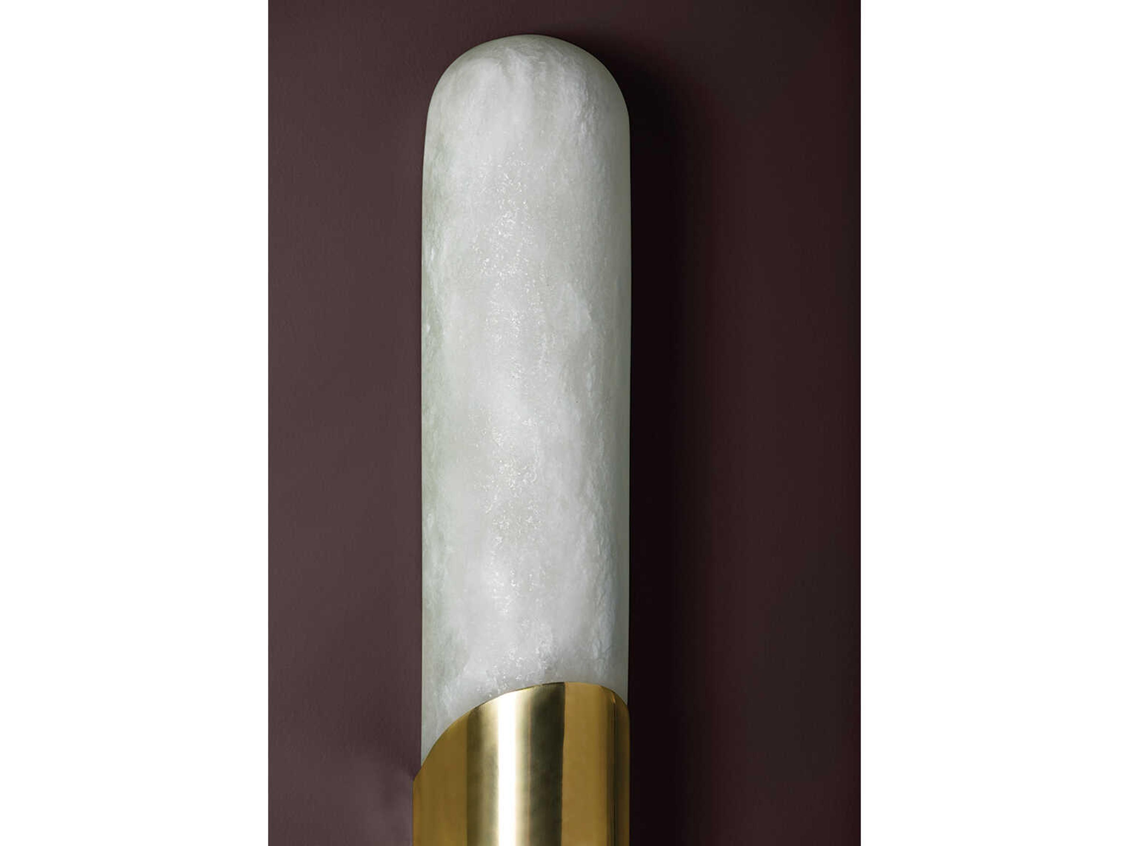 Corbett Lighting Rome 1-Light Vintage Brass LED Wall Sconce