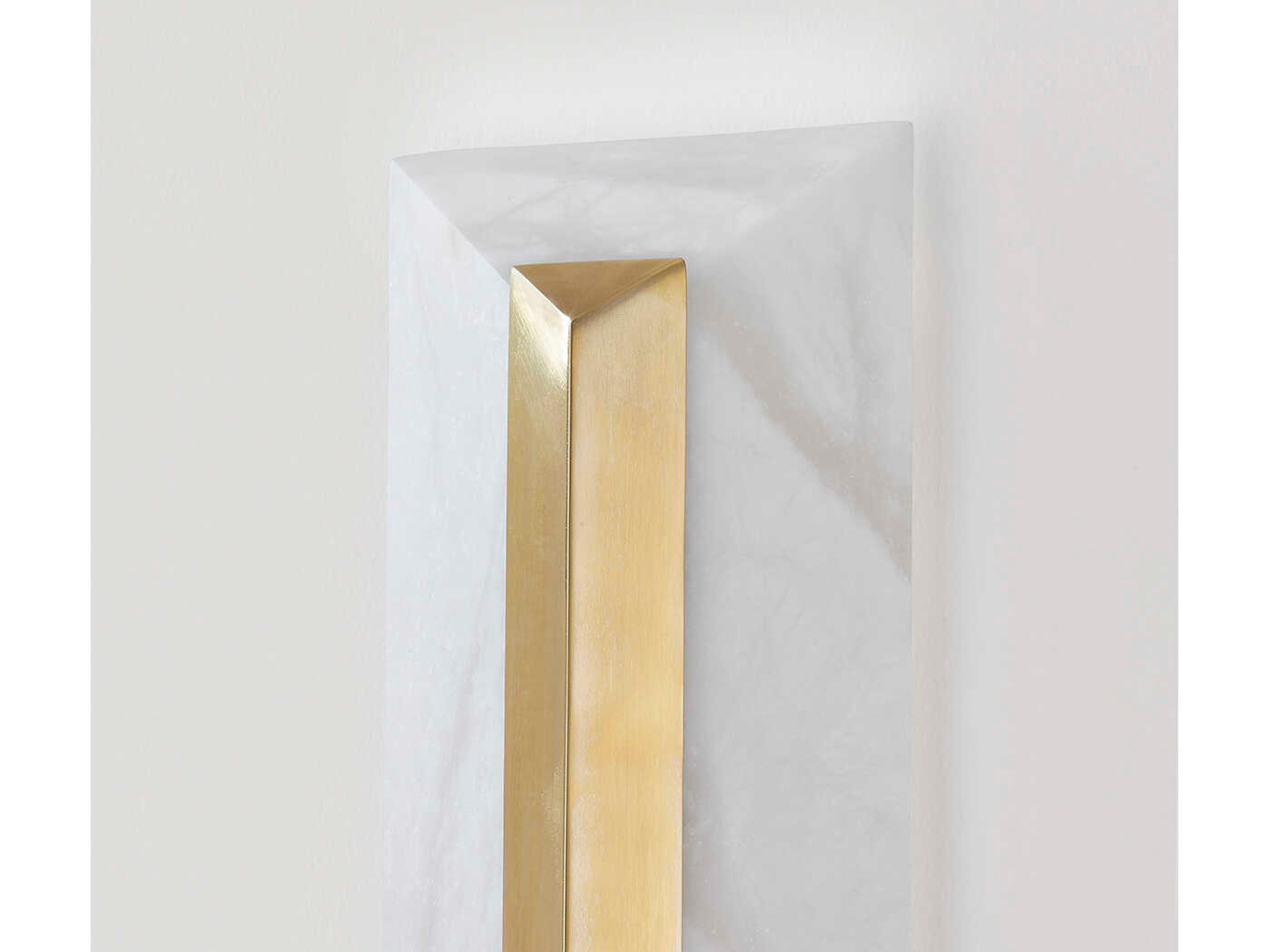 Corbett Lighting Perth 1-Light Vintage Brass LED Wall Sconce