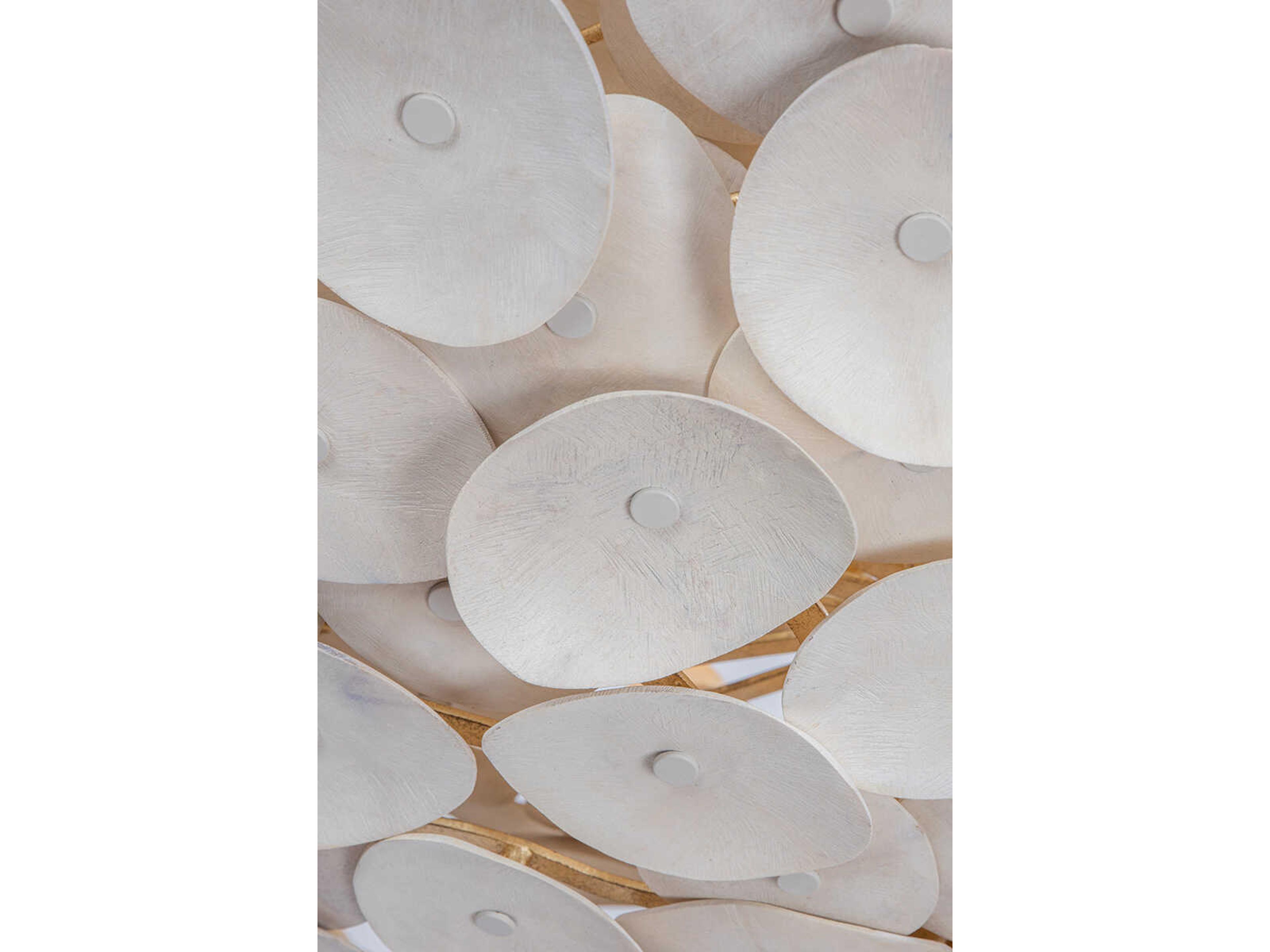 Corbett Lighting Aimi 12-Light Vintage Gold Leaf Pendant