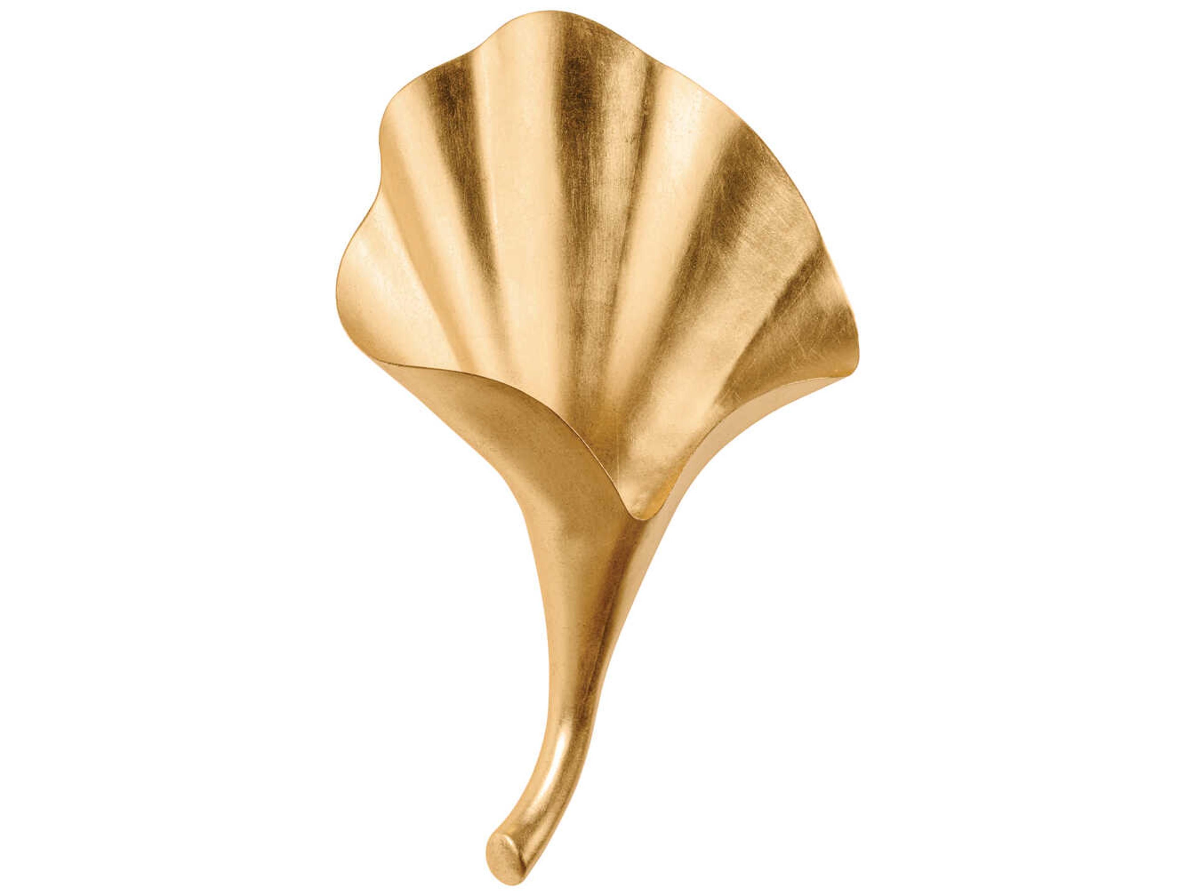 Corbett Lighting Nolita 1-Light Vintage Gold Leaf Wall Sconce