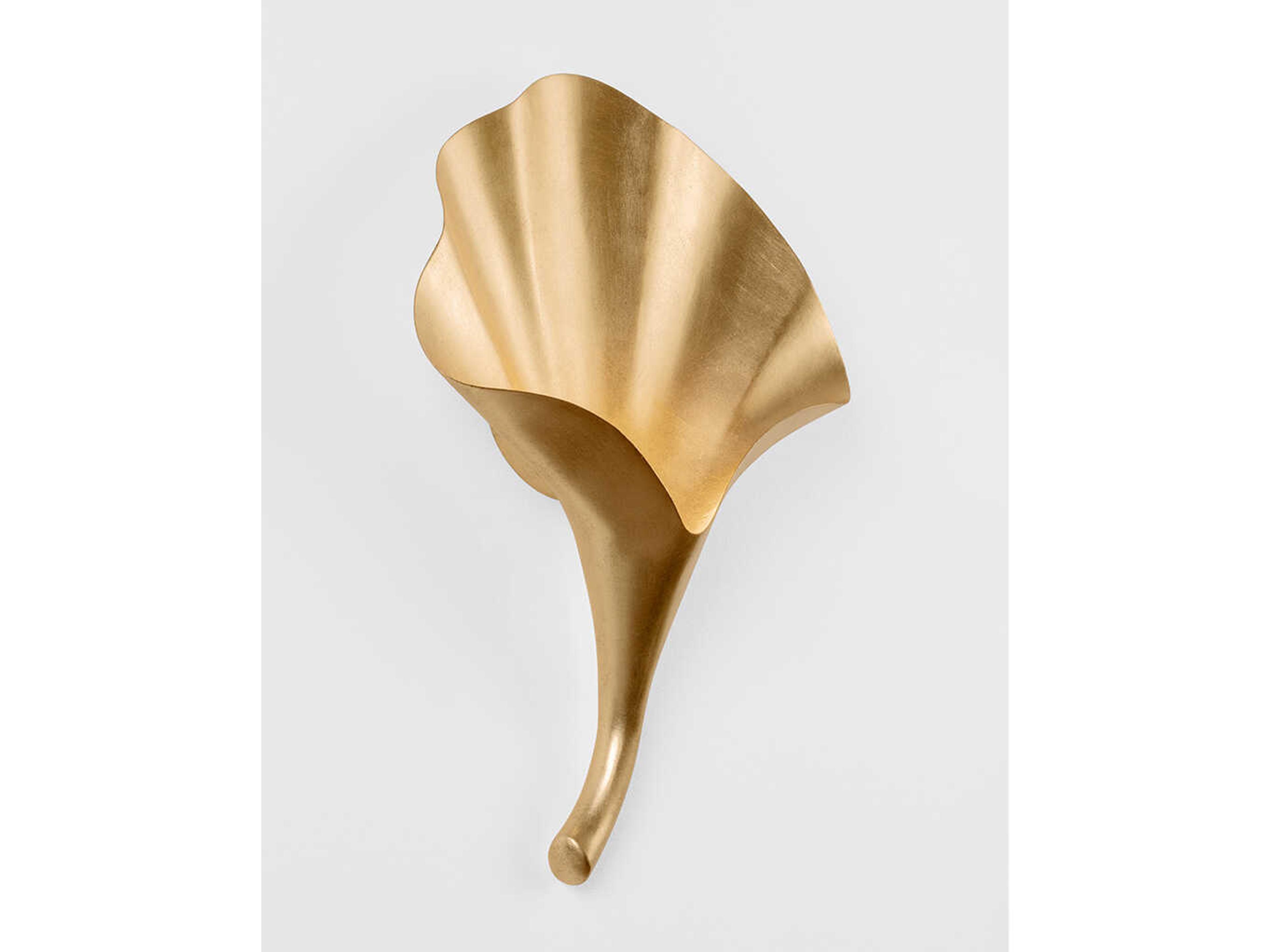 Corbett Lighting Nolita 1-Light Vintage Gold Leaf Wall Sconce