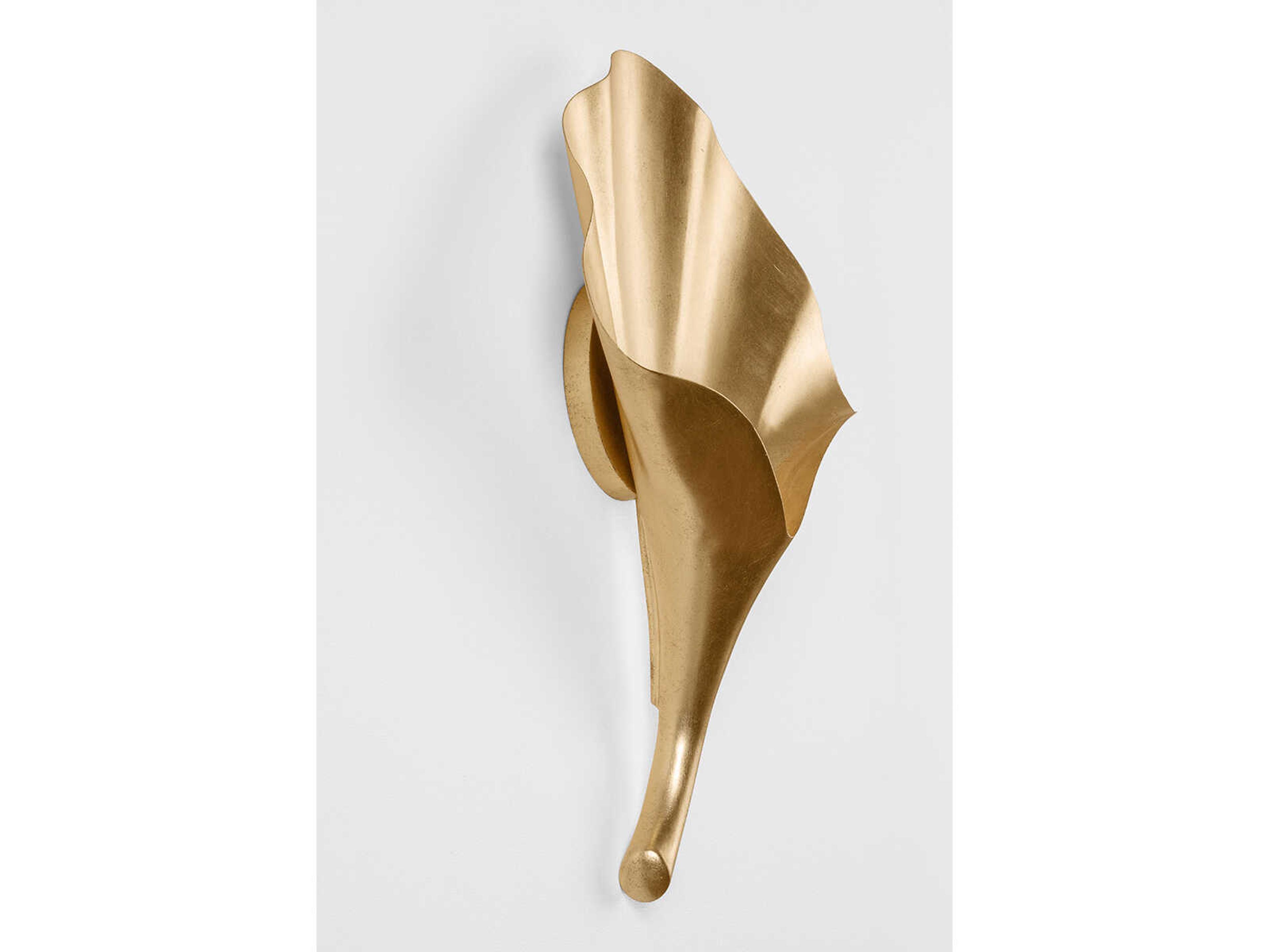 Corbett Lighting Nolita 1-Light Vintage Gold Leaf Wall Sconce