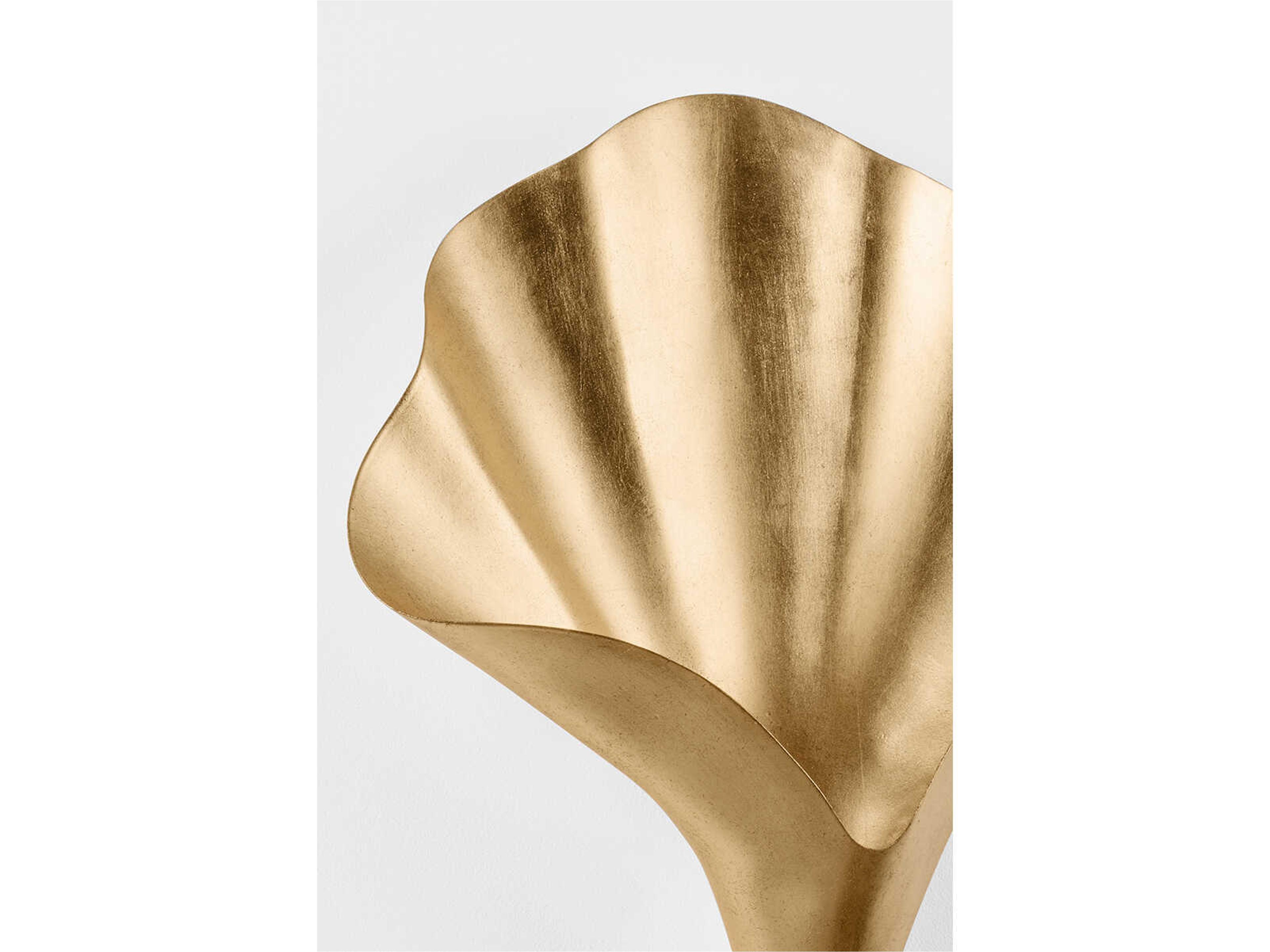 Corbett Lighting Nolita 1-Light Vintage Gold Leaf Wall Sconce