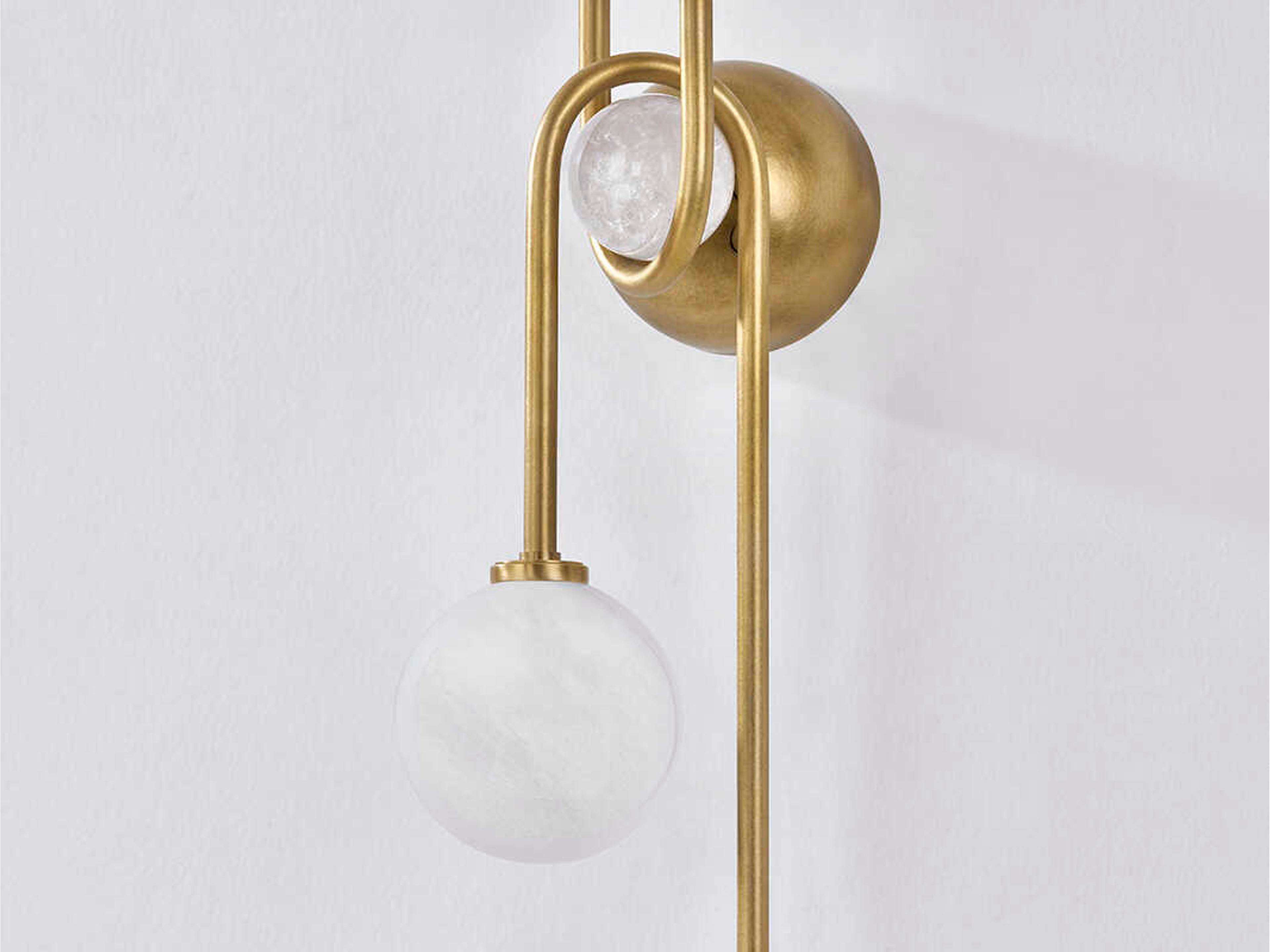 Corbett Lighting Astro 4-Light Vintage Brass Wall Sconce