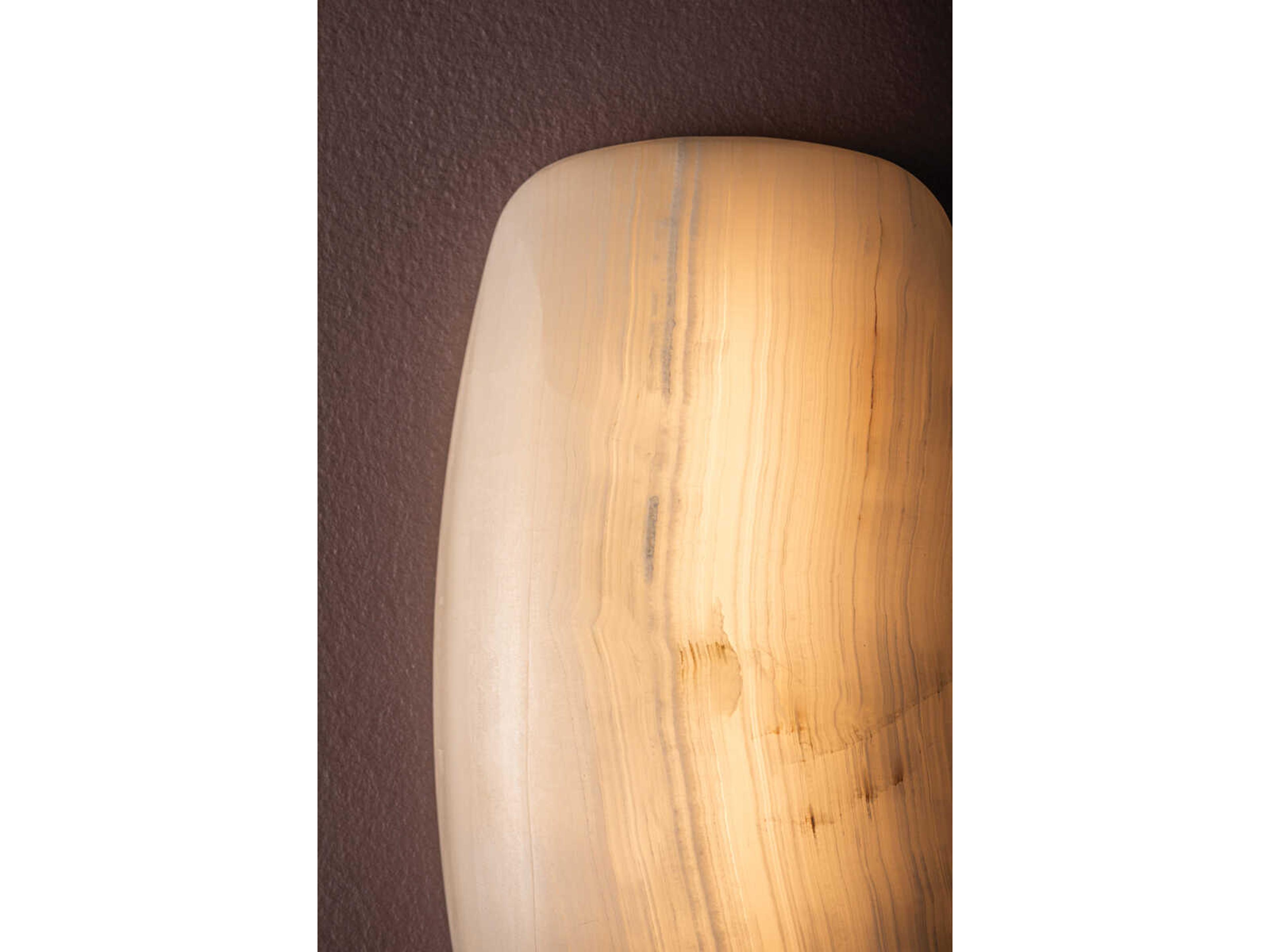 Corbett Lighting Azzurra 1-Light Vintage Brass Clear Wall Sconce