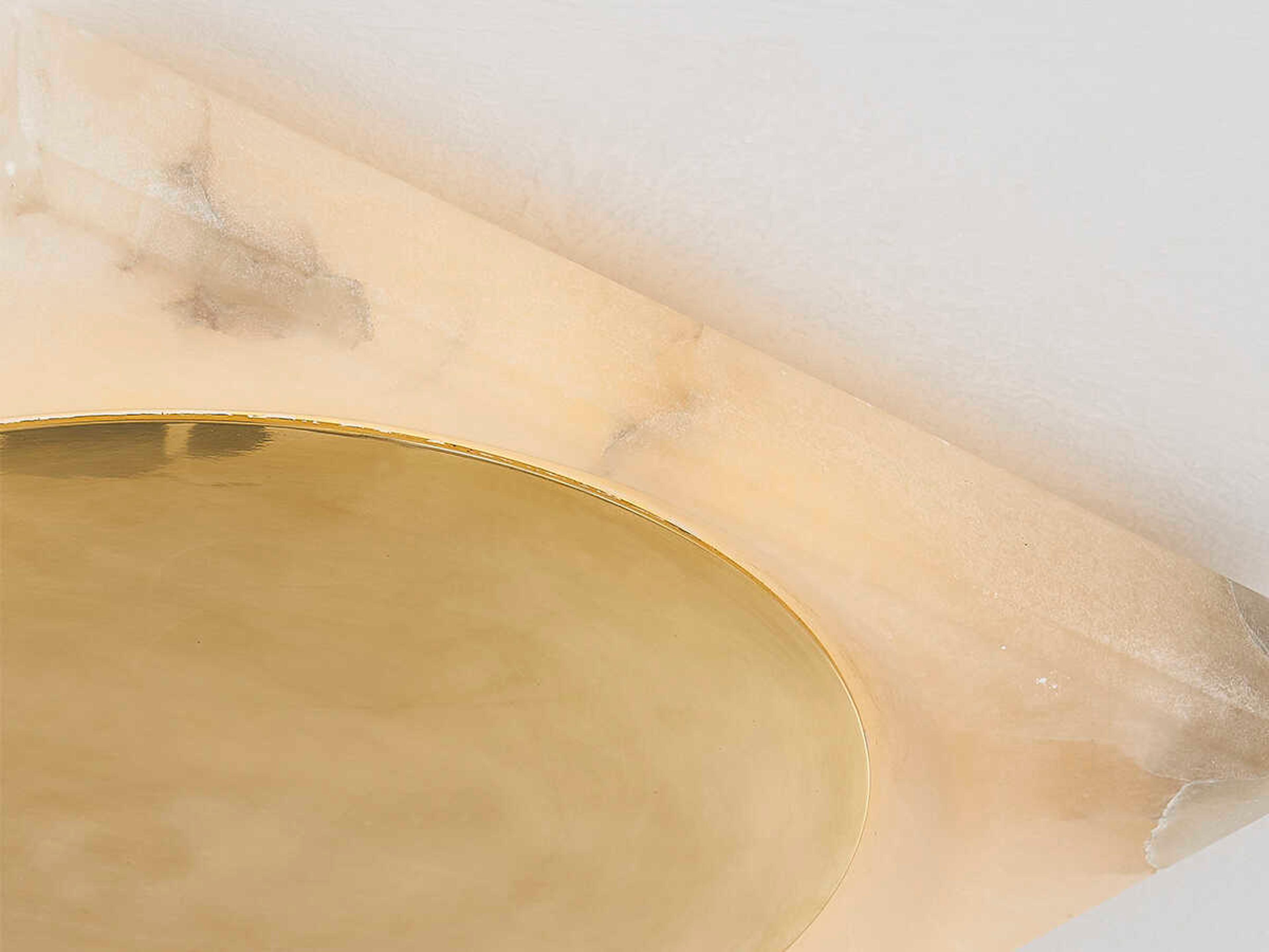 Corbett Lighting Hamel 1-Light Vintage Brass LED Flush Mount