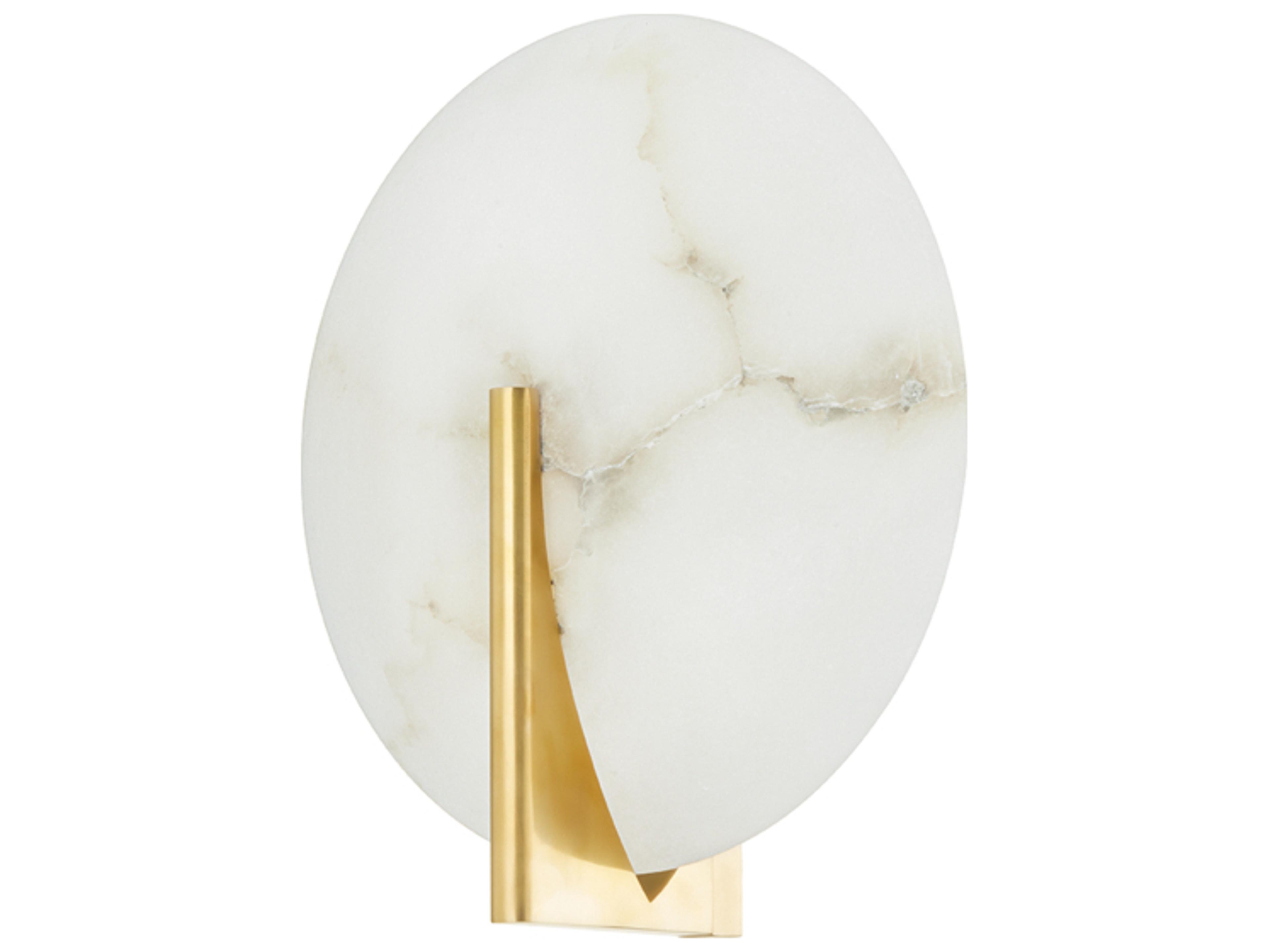 Corbett Lighting Asteria 1-Light Vintage Brass White LED Wall Sconce