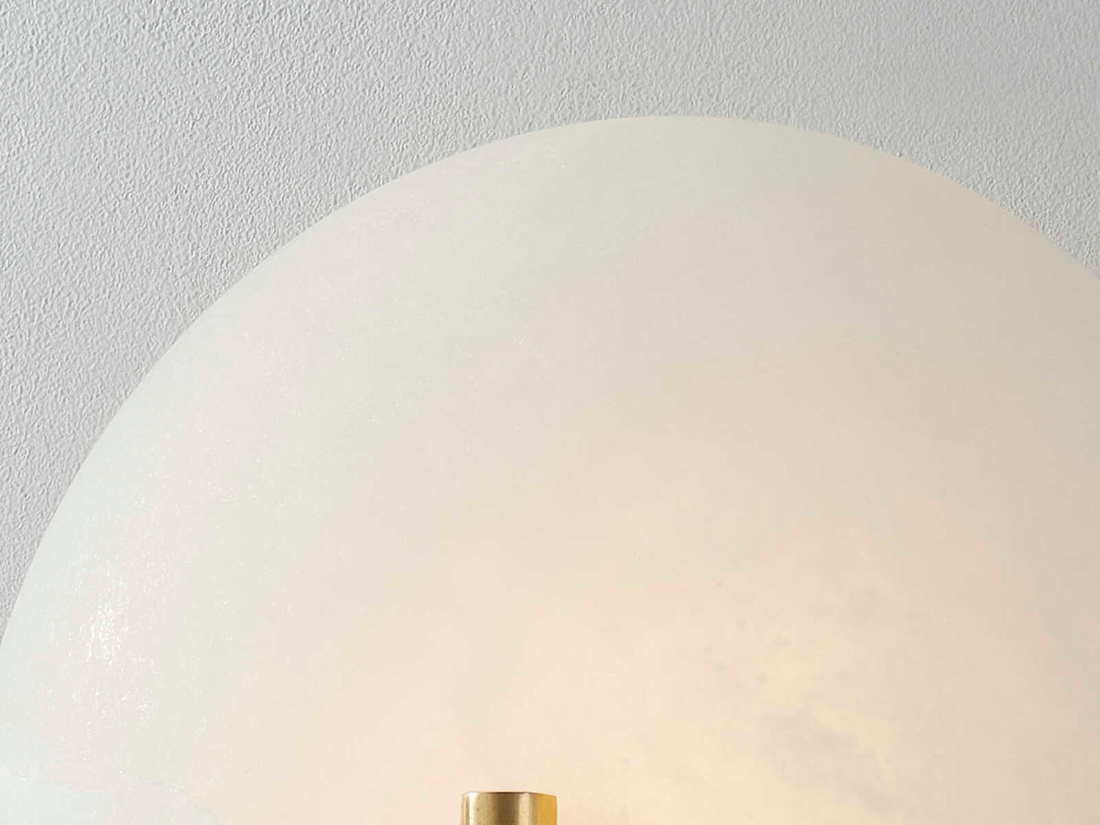 Corbett Lighting Asteria 2-Light Vintage Brass White LED Wall Sconce