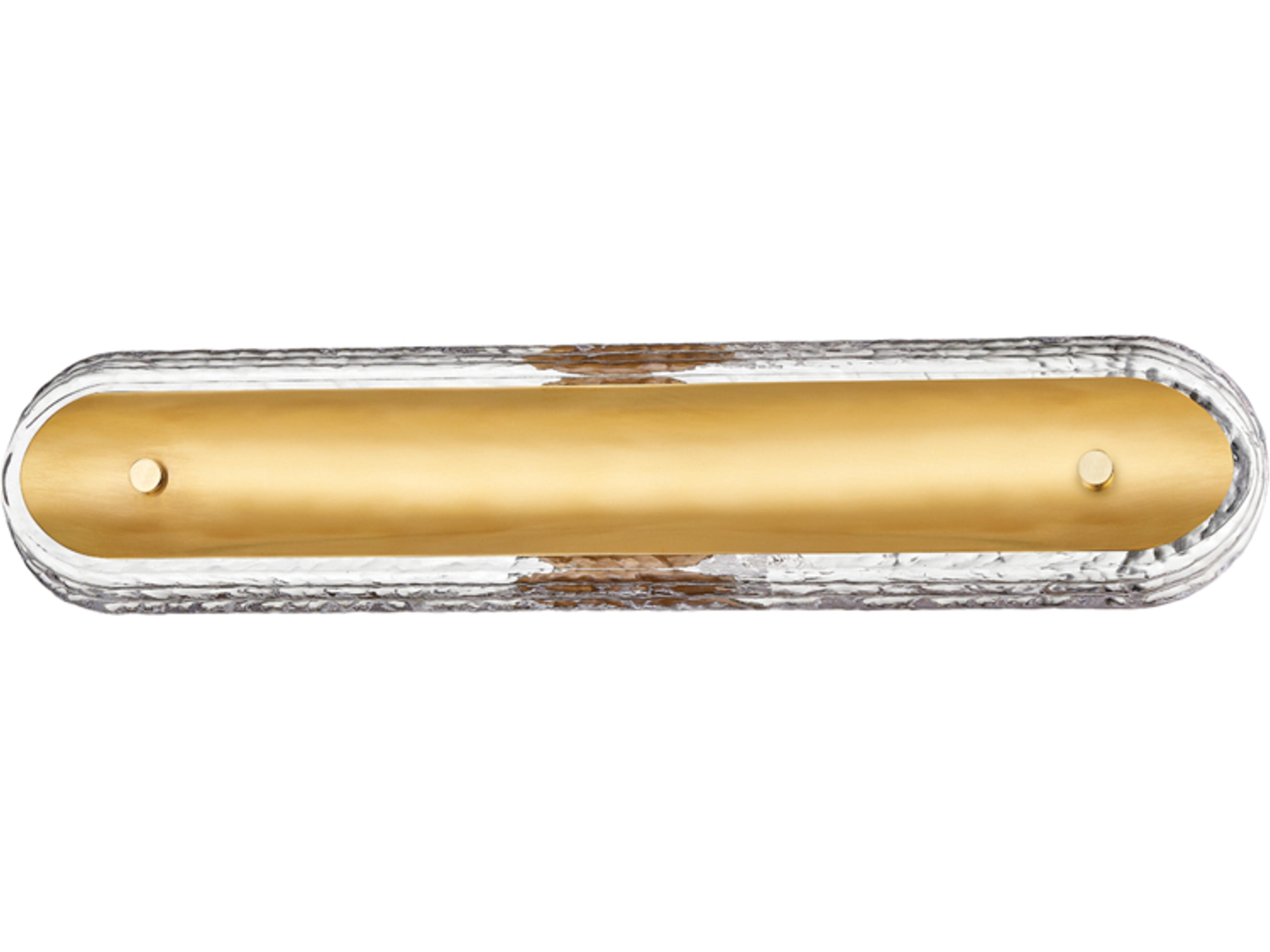 Macau 1-Light Vintage Brass LED Vanity Light