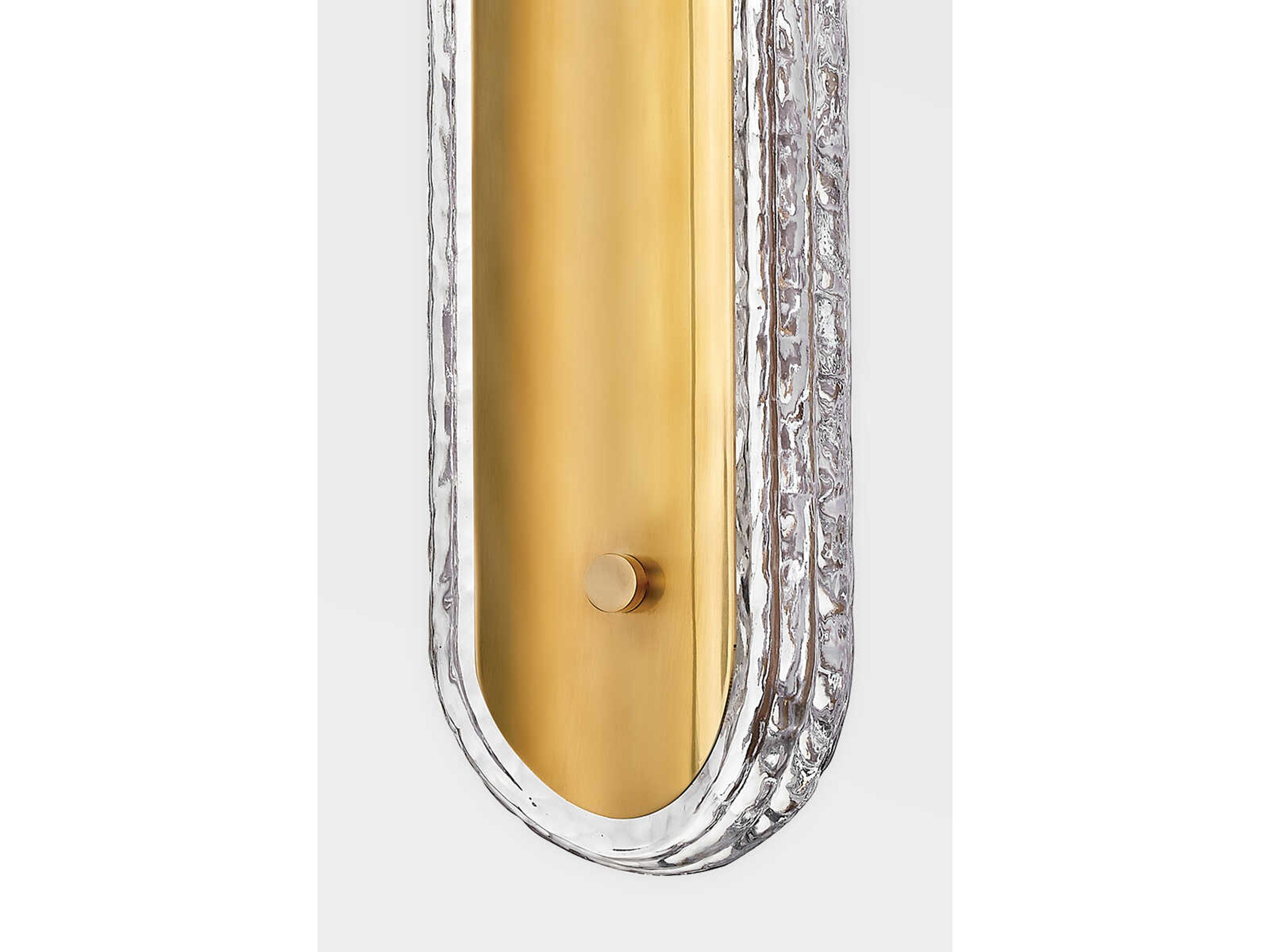 Corbett Lighting Macau 1-Light Vintage Brass LED Vanity Light