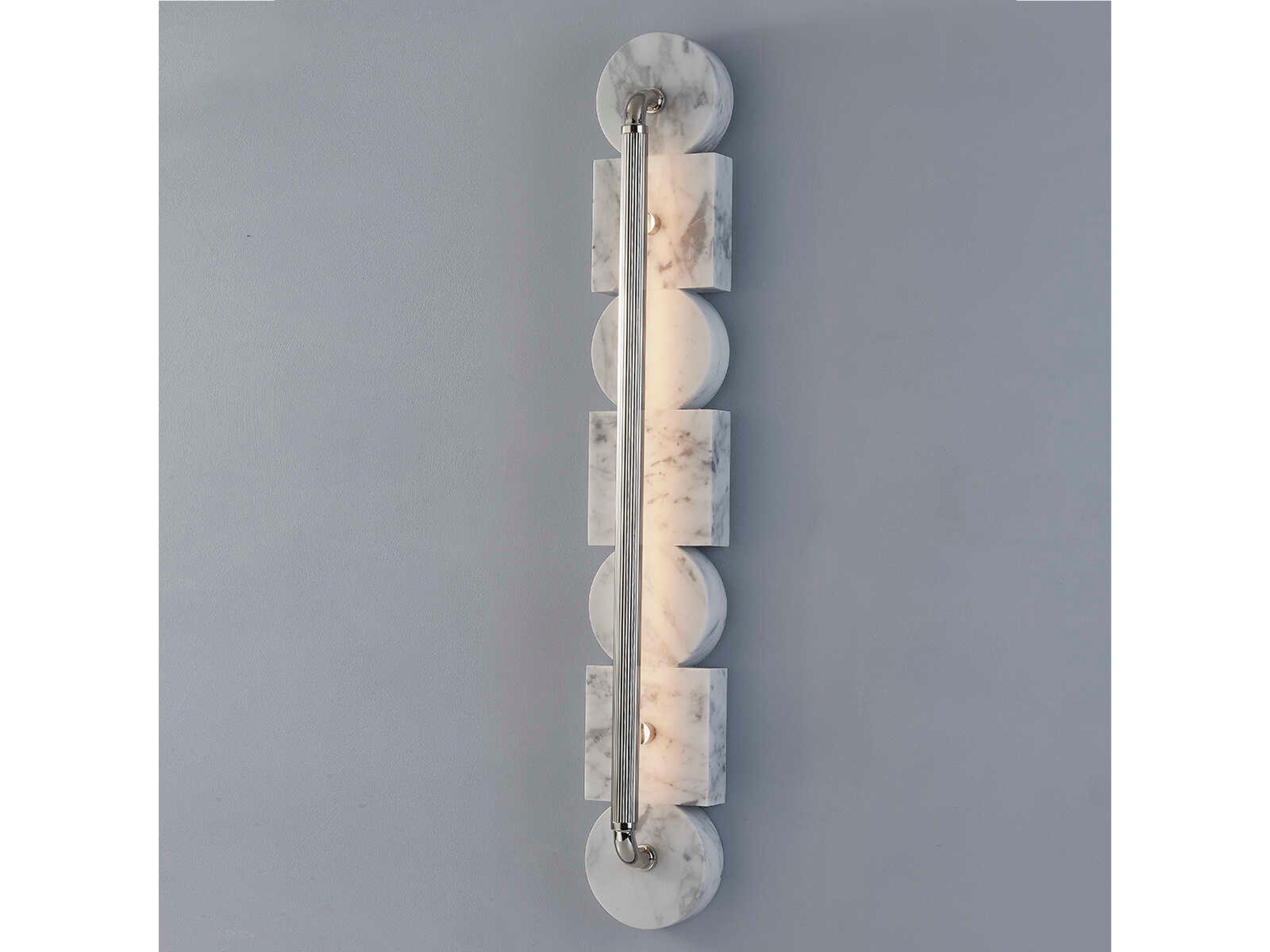 Corbett Lighting Sena 1-Light Burnished Nickel LED Vanity Light