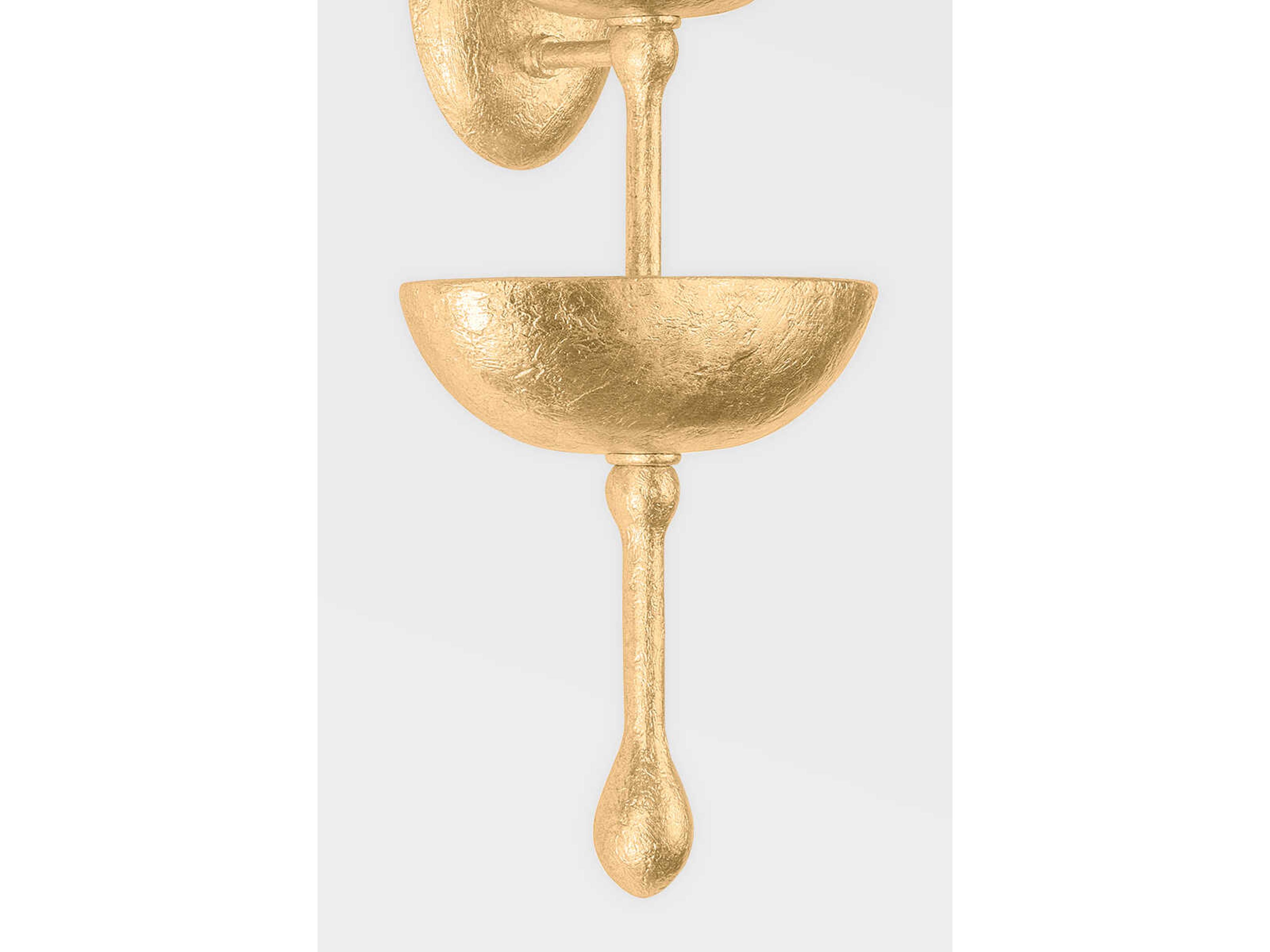 Corbett Lighting Aura 6-Light Vintage Gold Leaf Wall Sconce