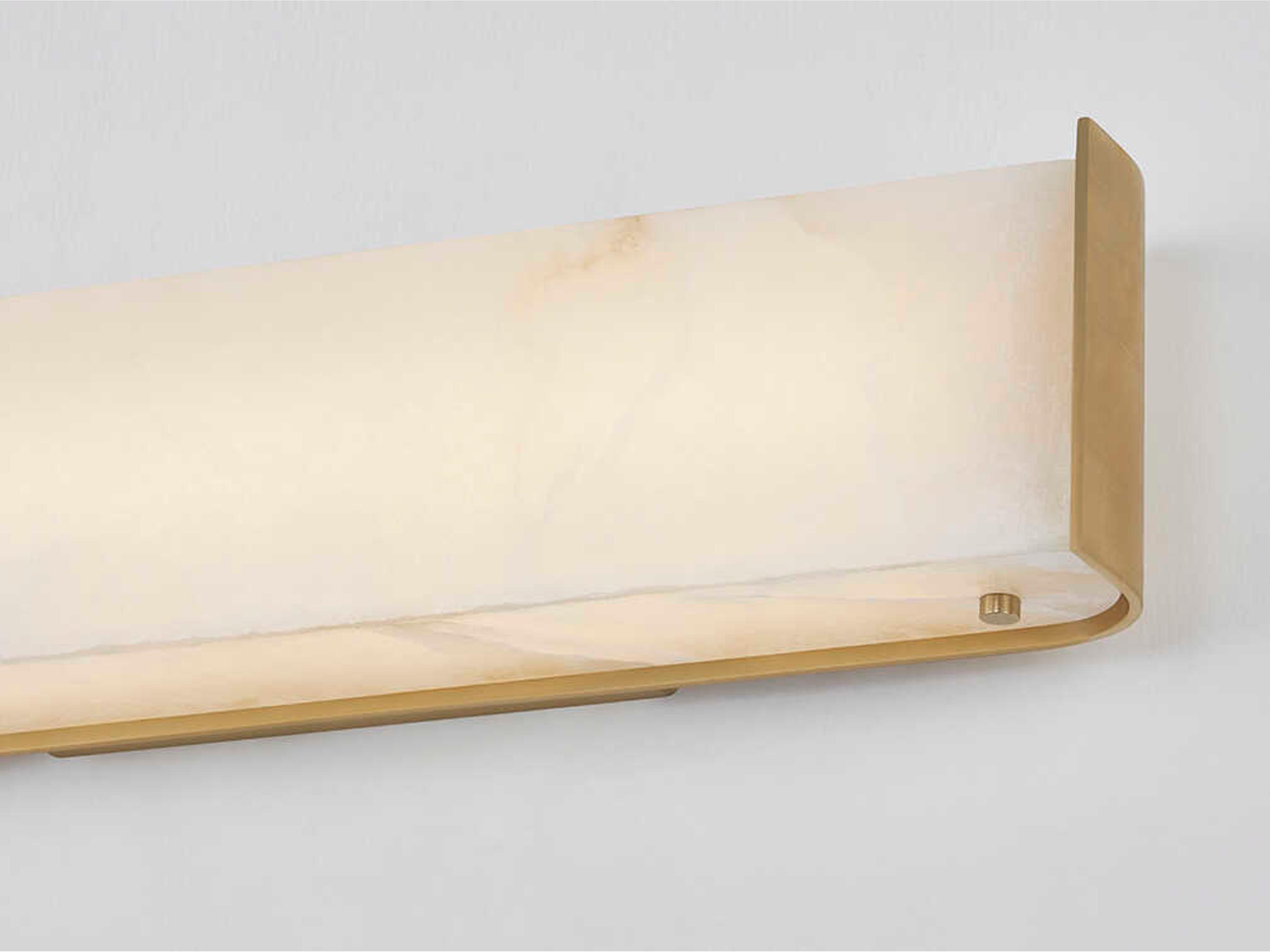 Corbett Lighting Hera 1-Light Vintage Brass White Wall Sconce