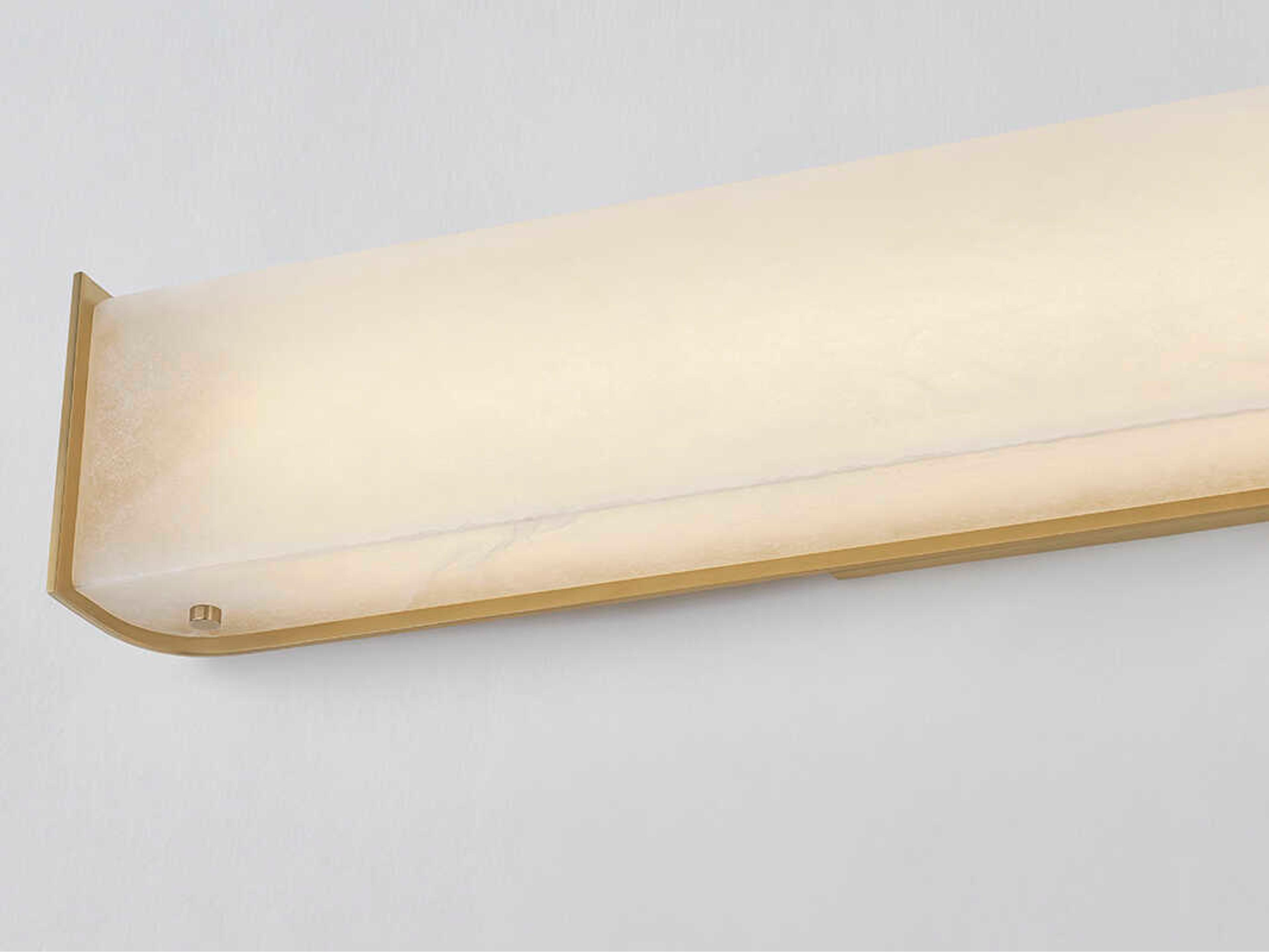 Corbett Lighting Hera 1-Light Vintage Brass White Wall Sconce