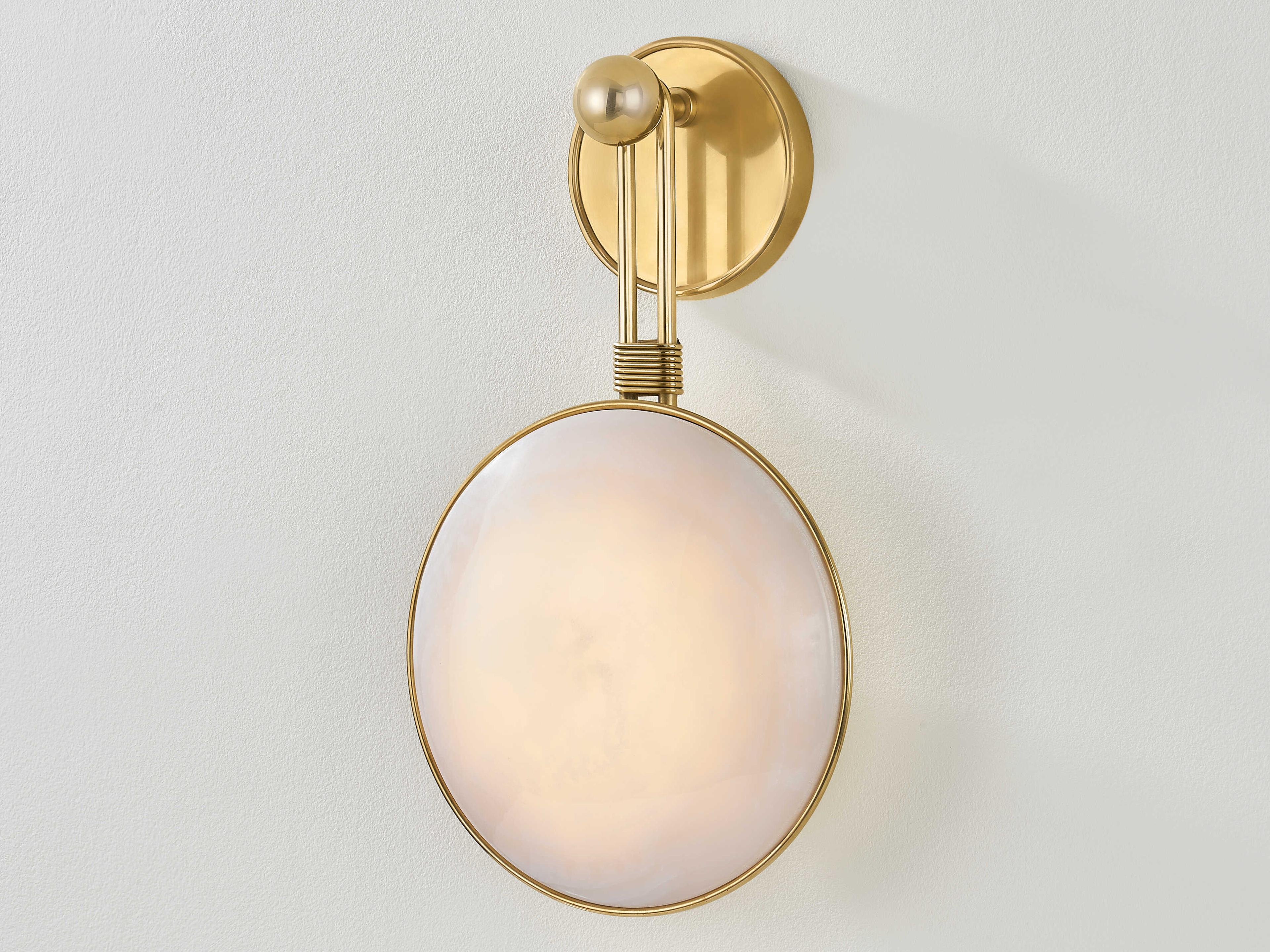 Corbett Lighting 1-Light Vintage Brass Wall Sconce
