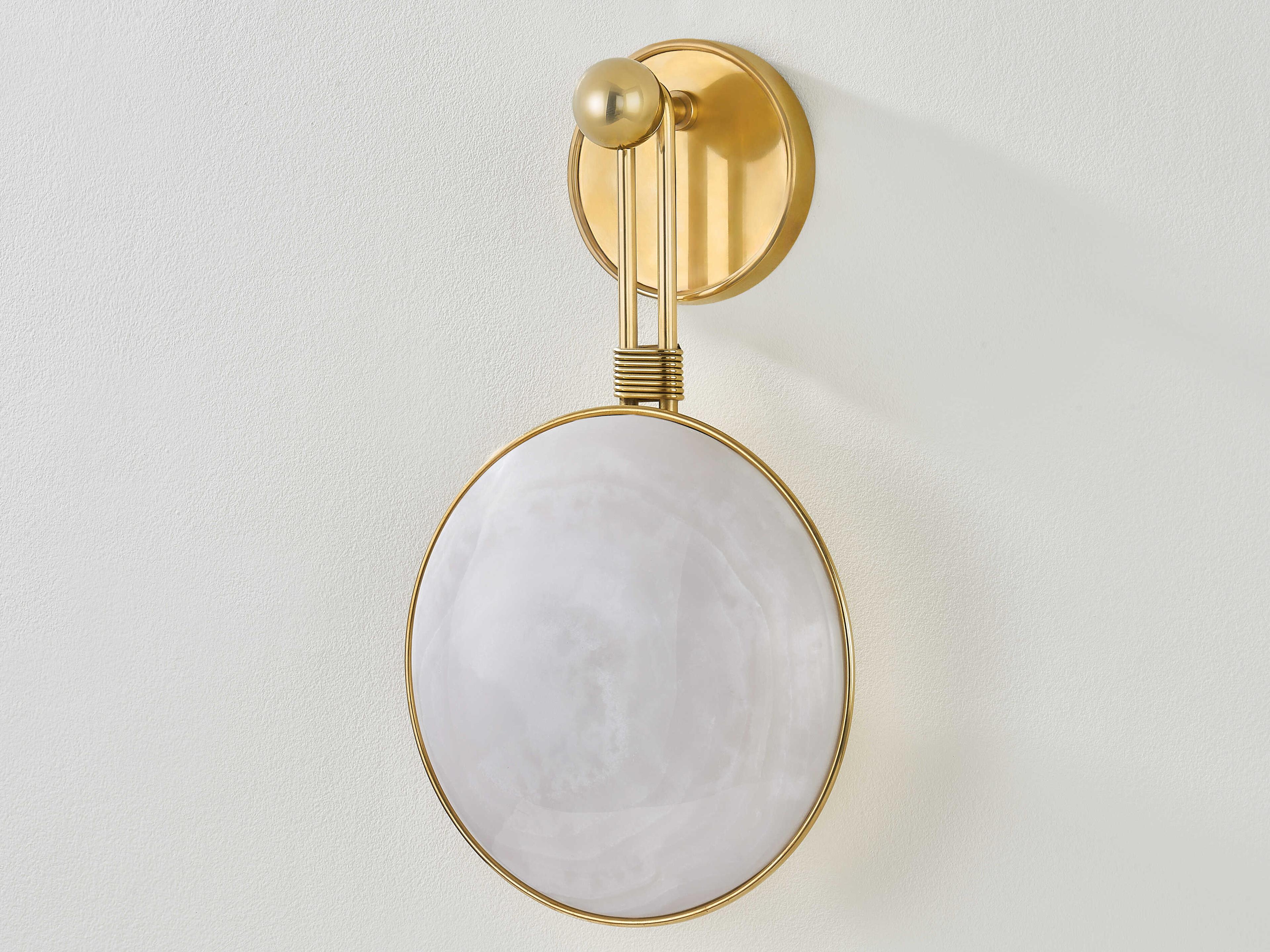 Corbett Lighting 1-Light Vintage Brass Wall Sconce