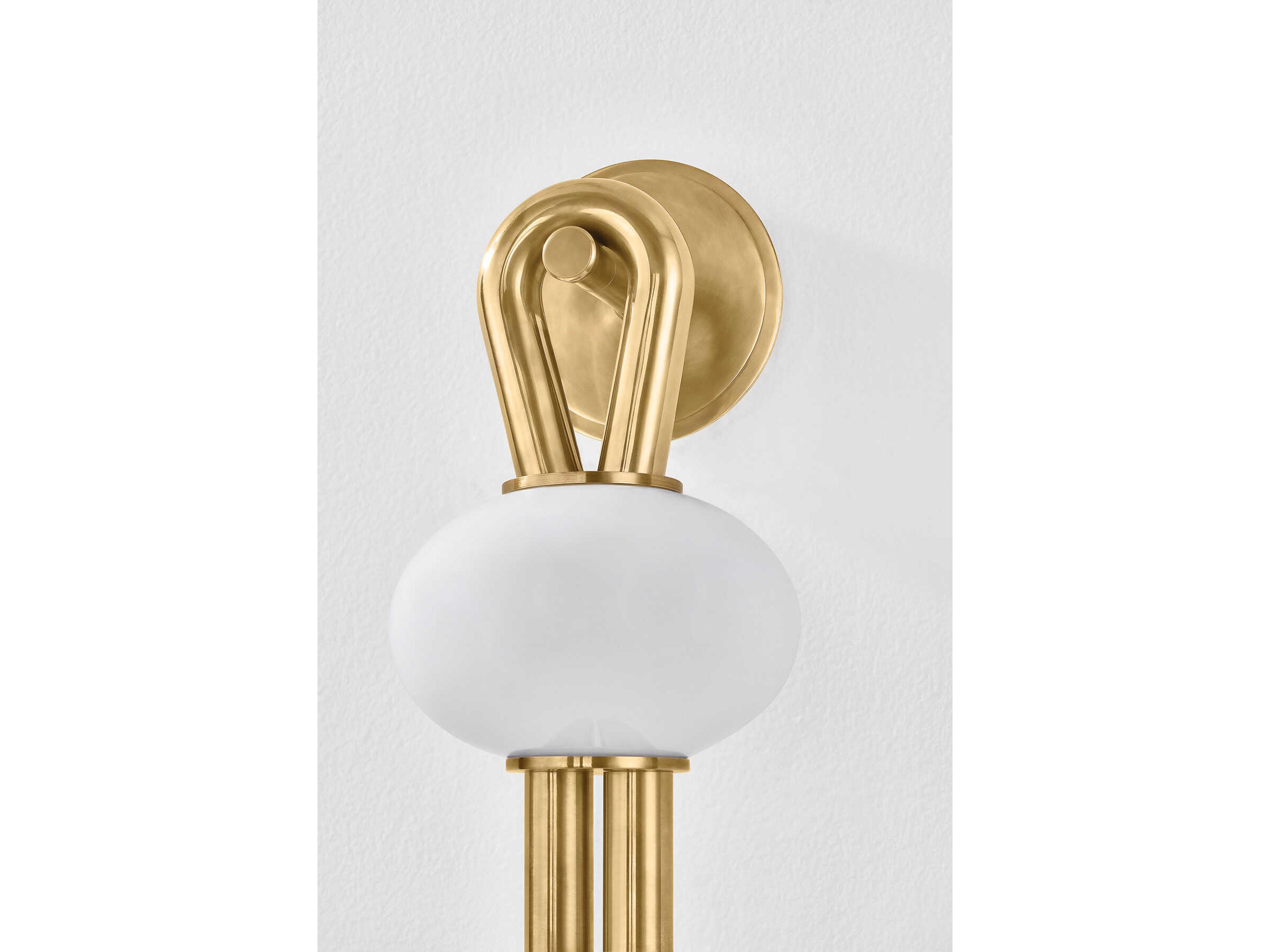 Corbett Lighting 1-Light Vintage Brass Wall Sconce