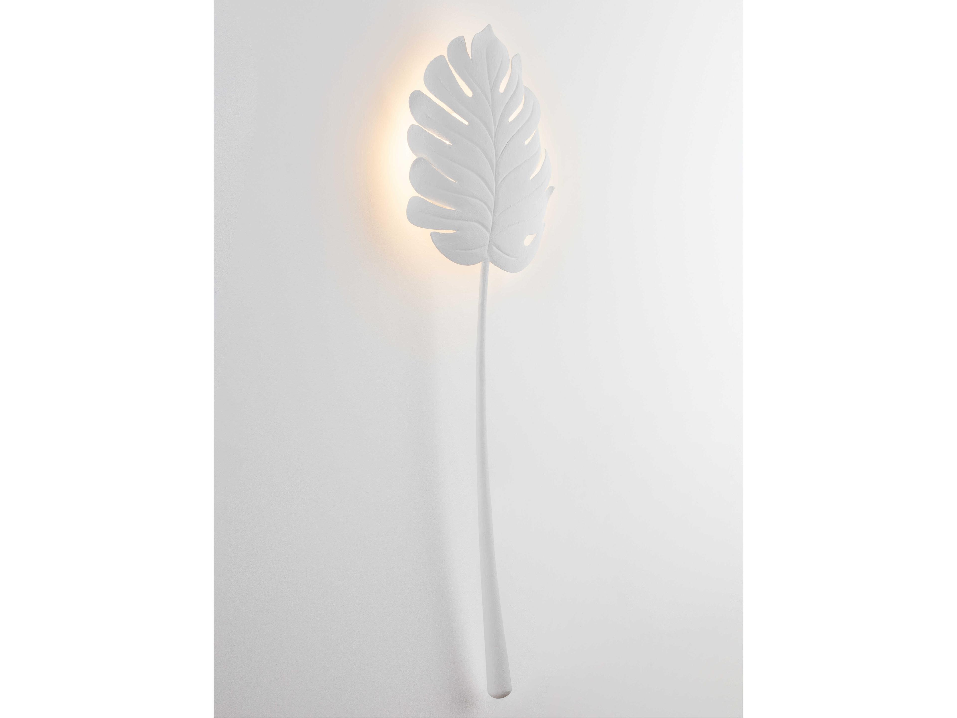 Corbett Lighting Seychelles 2-Light Gesso White Wall Sconce