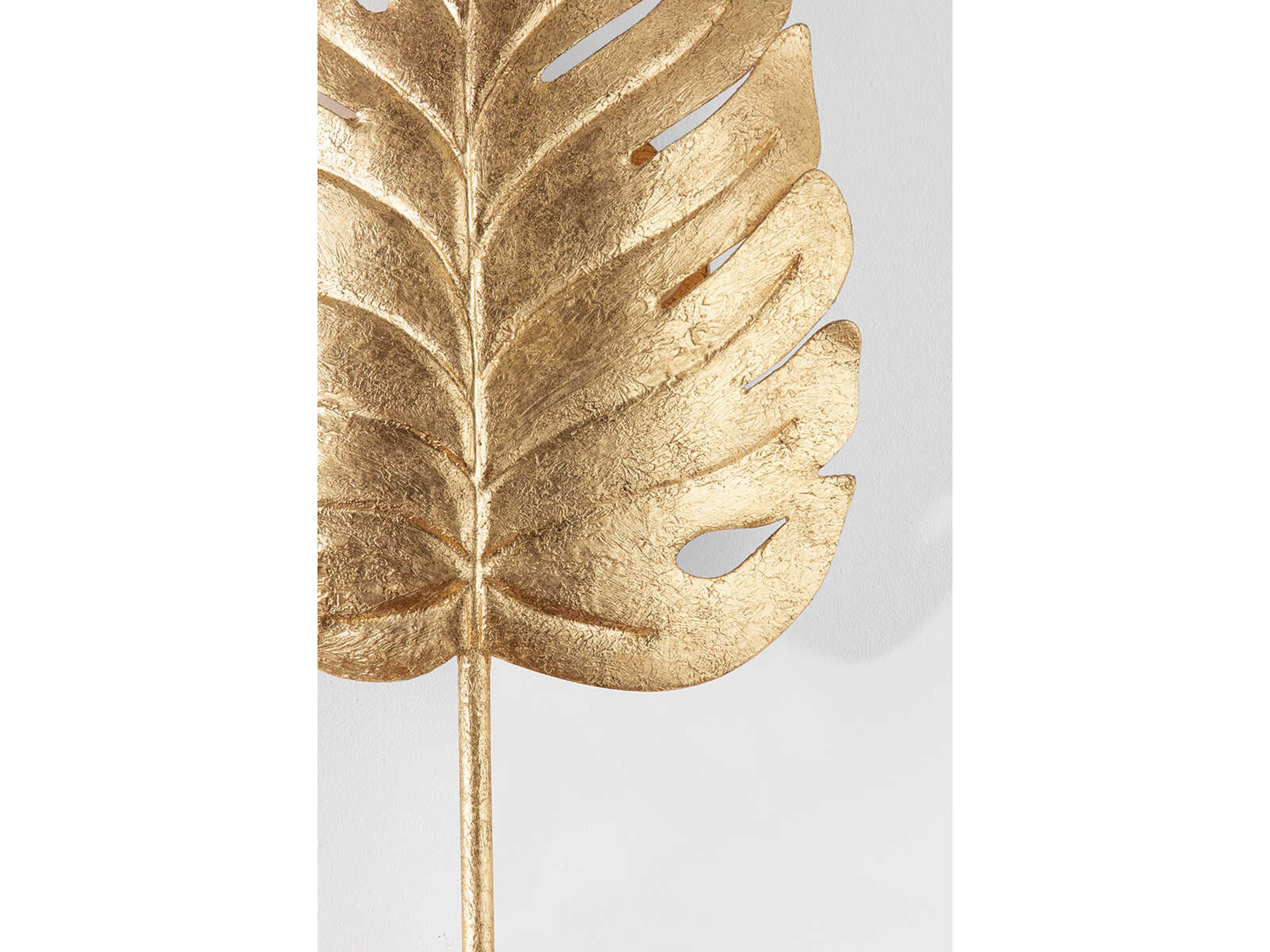 Corbett Lighting Seychelles 2-Light Vintage Gold Leaf Wall Sconce