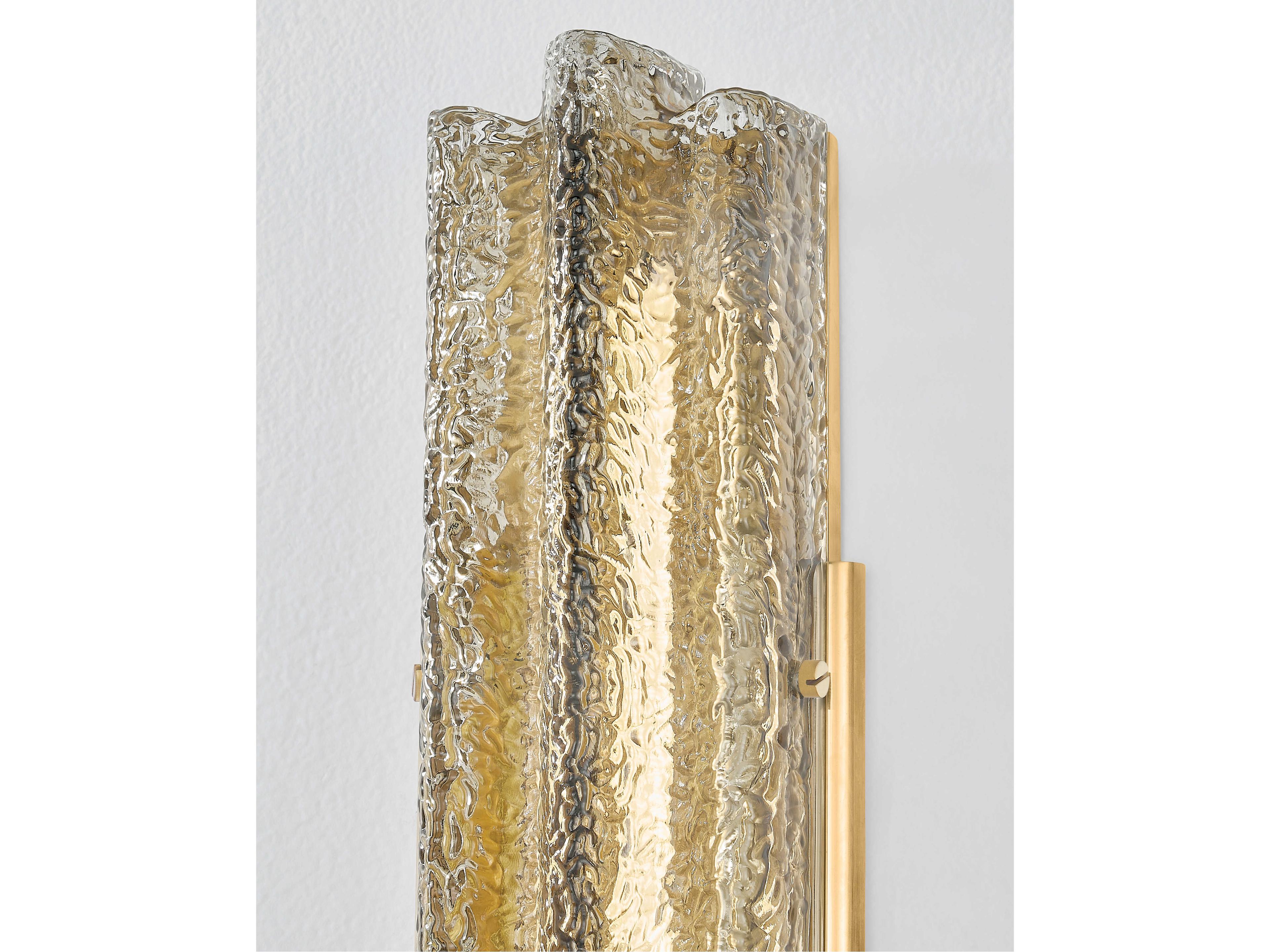 Corbett Lighting 1-Light Vintage Brass Wall Sconce