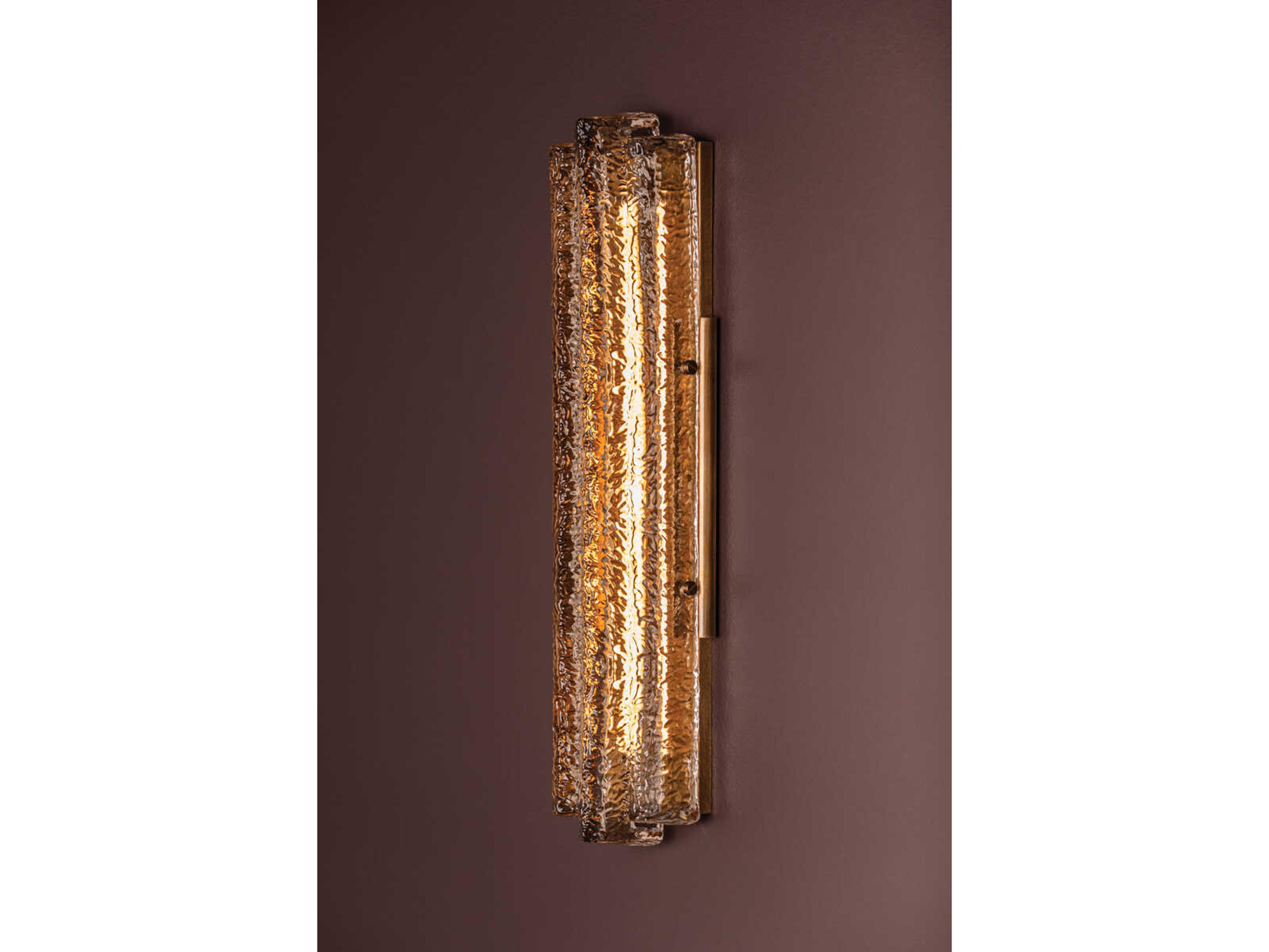 Corbett Lighting 1-Light Vintage Brass Wall Sconce