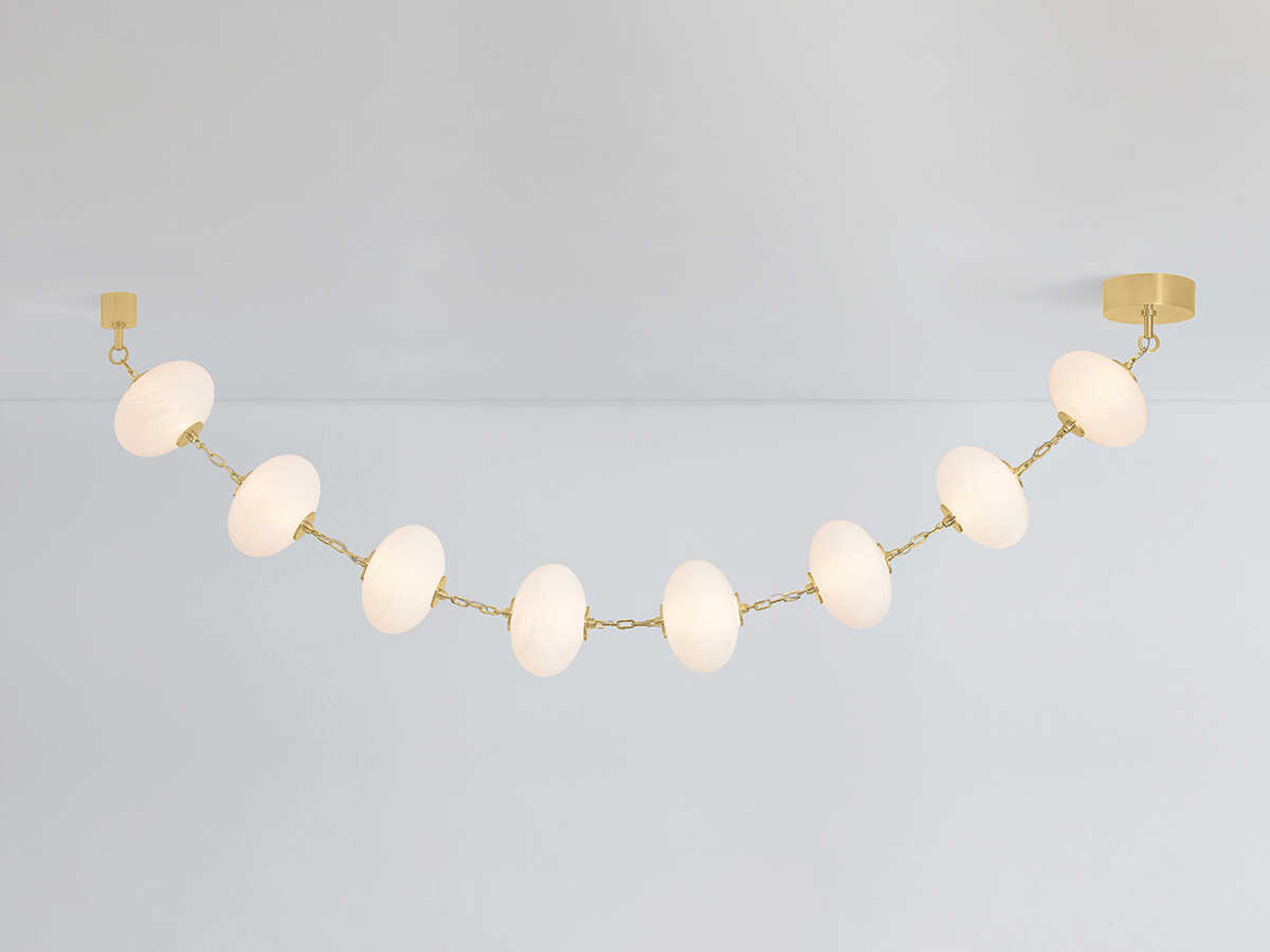 Corbett Lighting Nephele 8-Light Vintage Polished Brass Chandelier