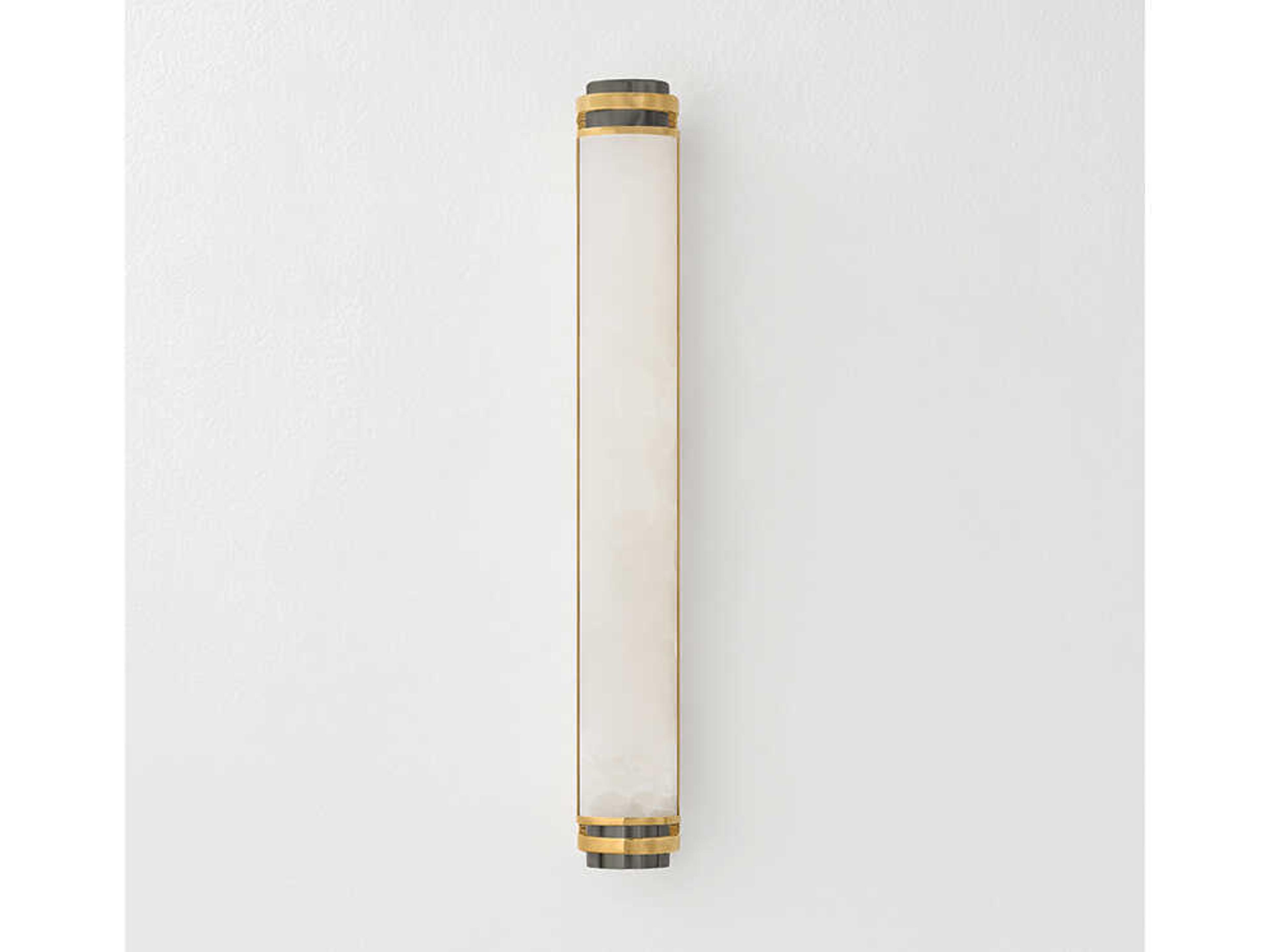 Corbett Lighting Sorrento 1-Light Vintage Brass Pewter Wall Sconce